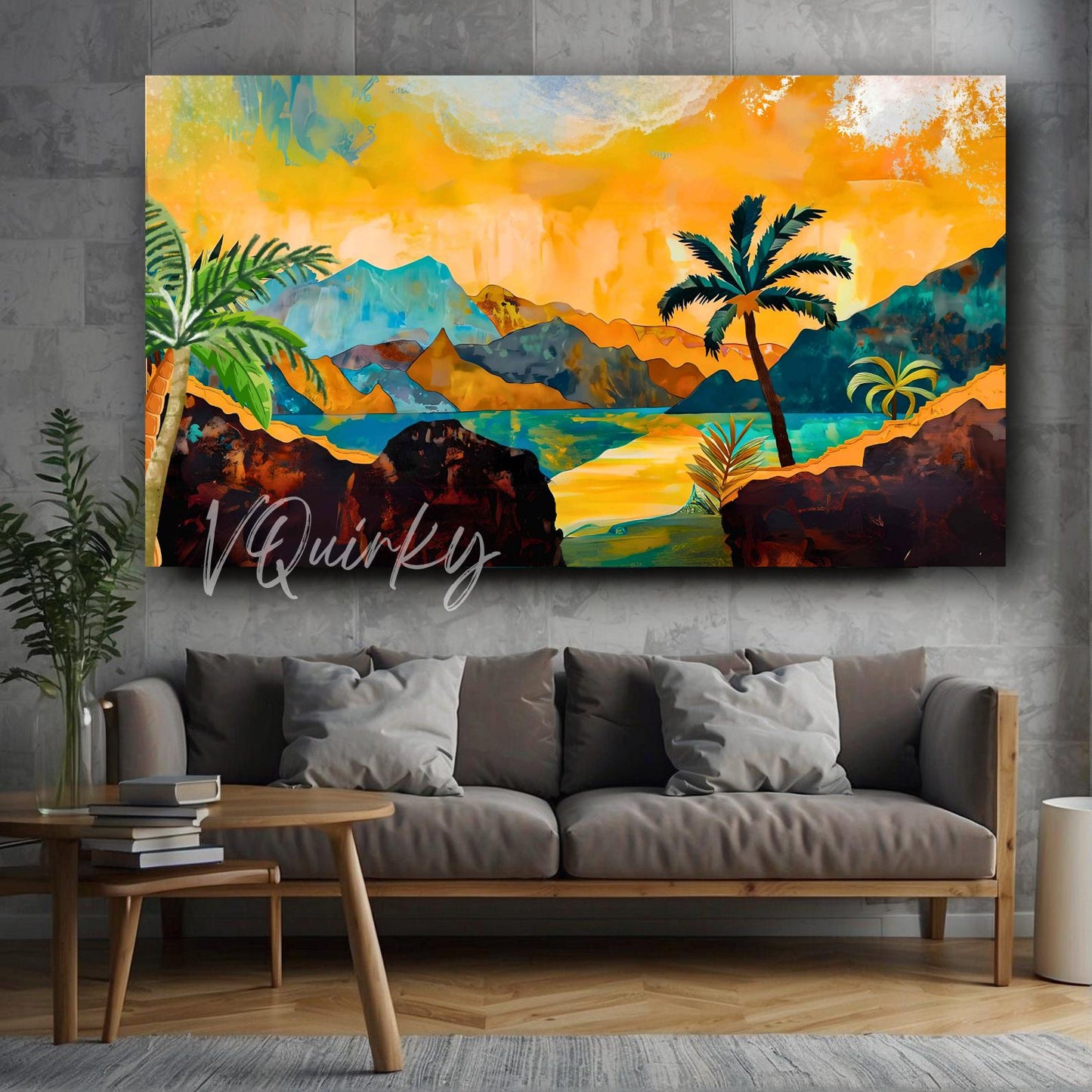 Colorful Nature H1 Canvas Painting