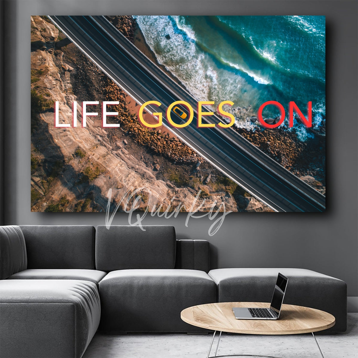 Life Goes On Canvas Painting