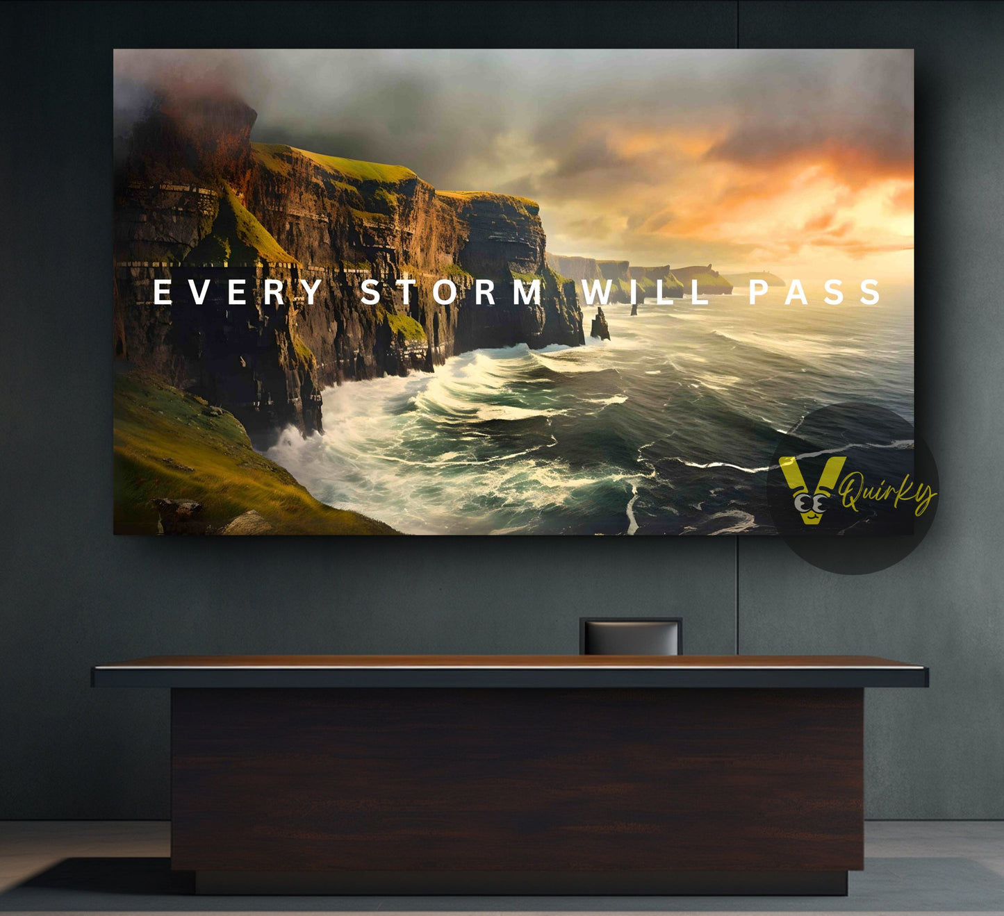 Every Storm Will Pass H1 Canvas Painting