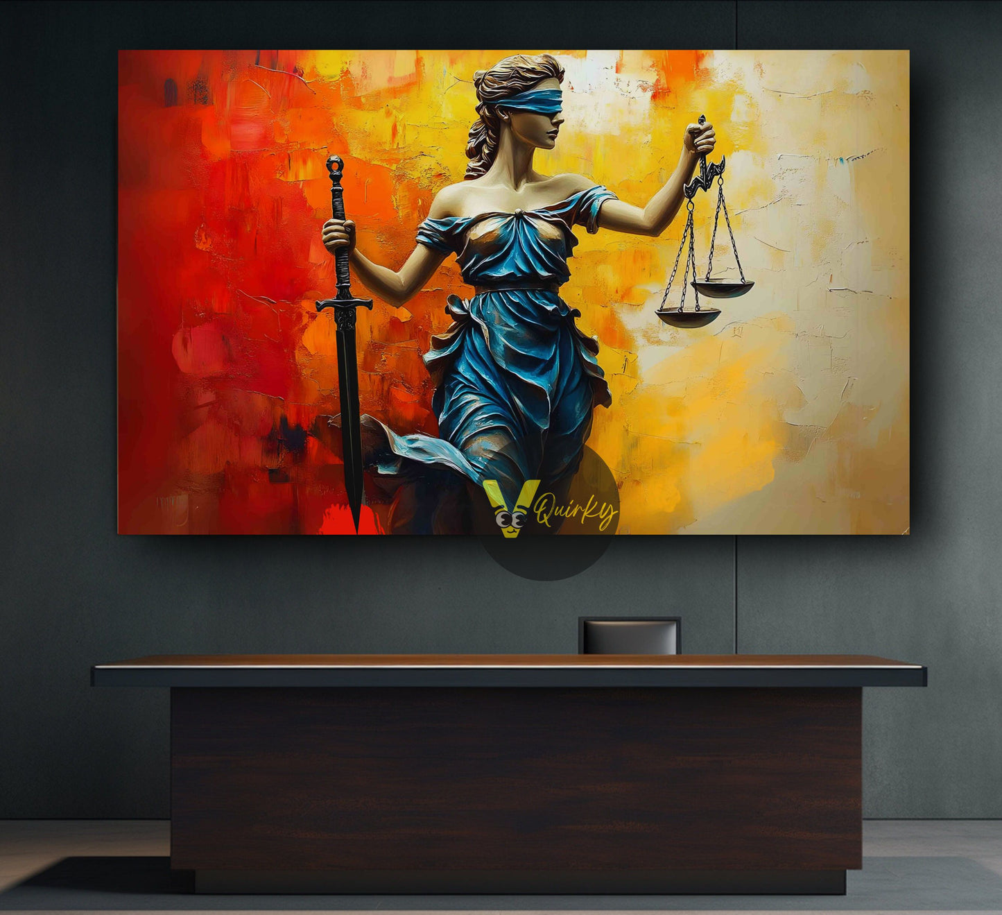 Justice Law Order H1 Canvas Painting