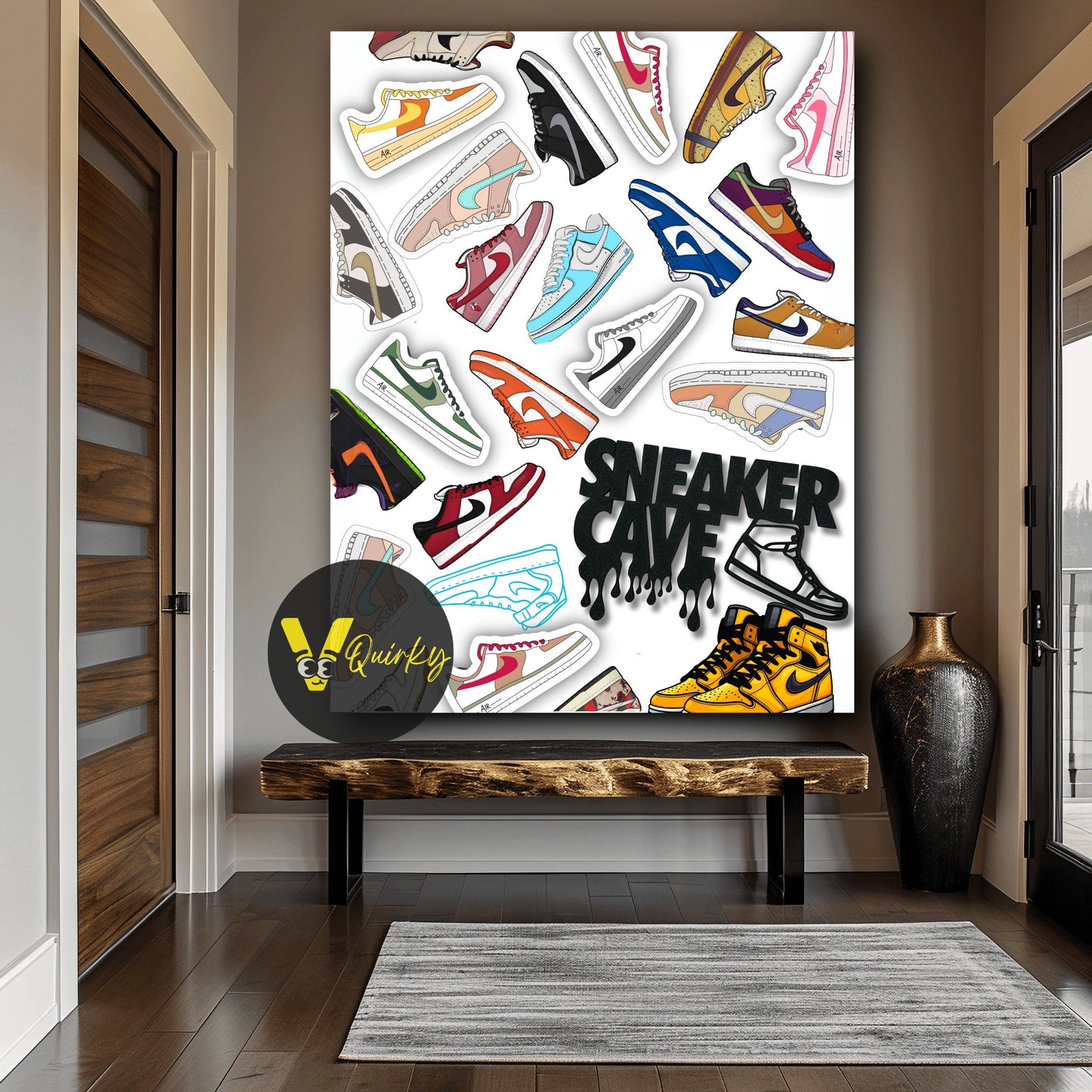 Nike Sneaker Cave Canvas Painting