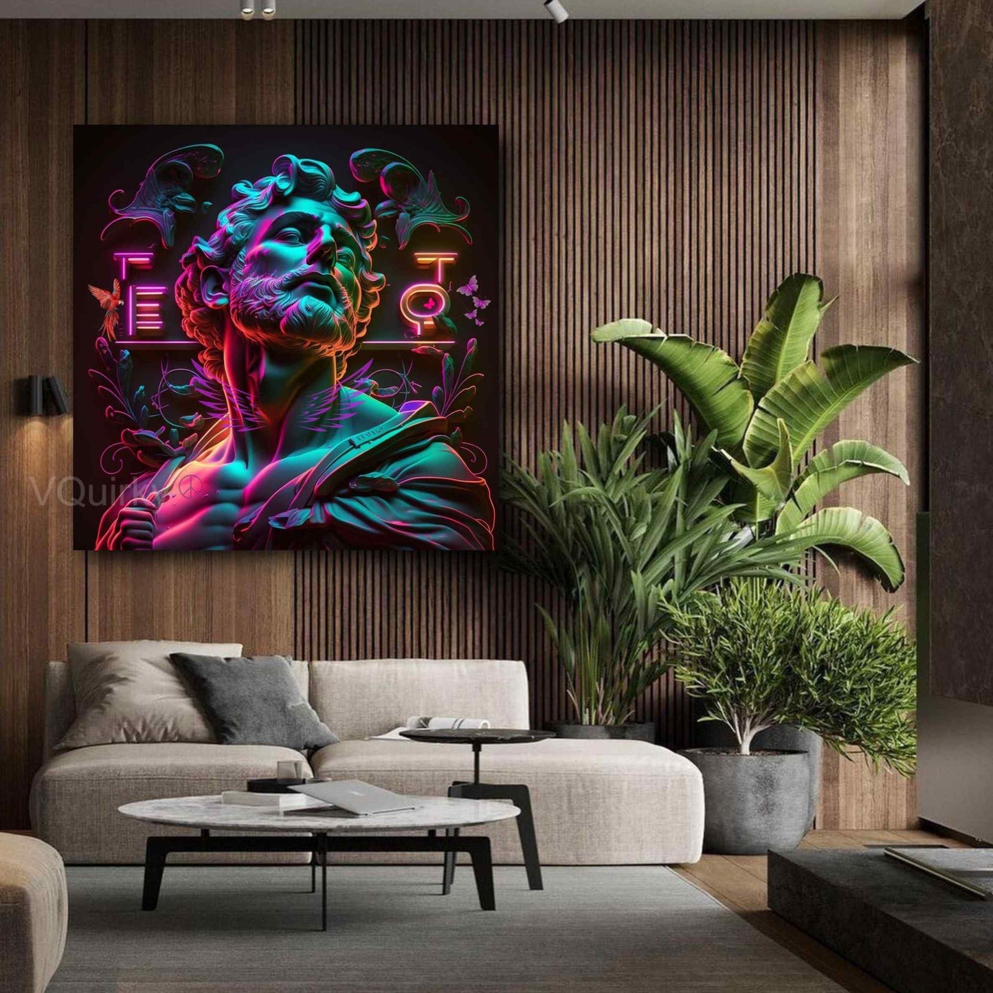 Hefesto Greek God Canvas Painting