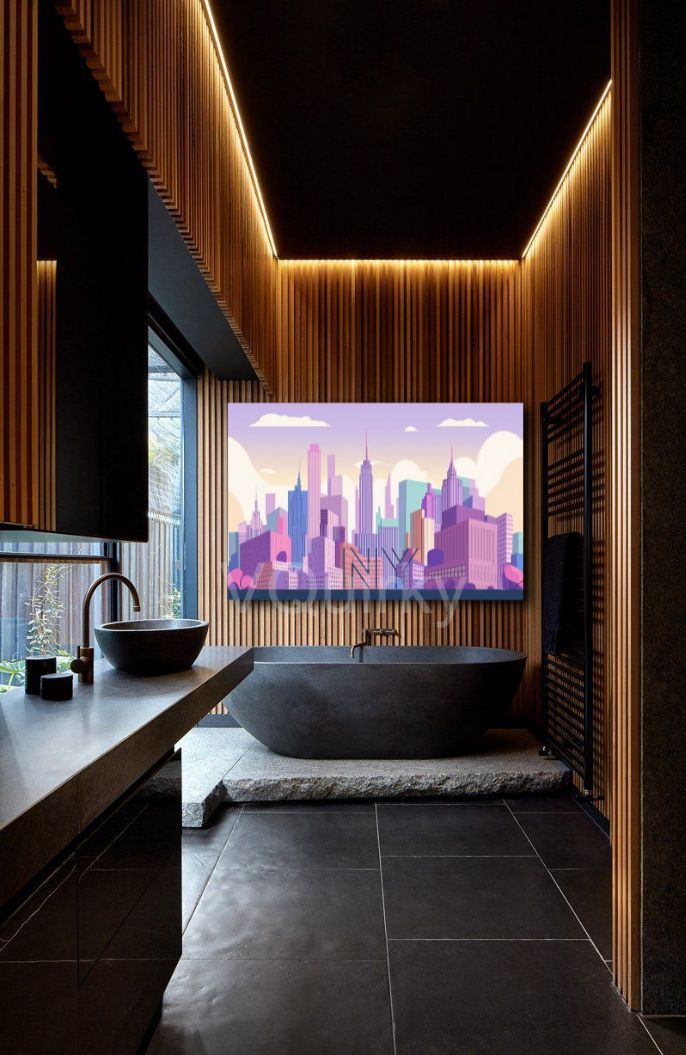 New York Skyline Canvas Painting