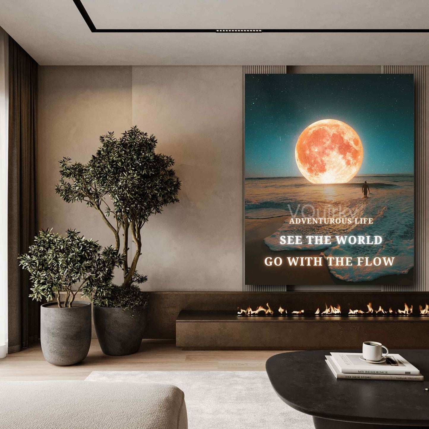 See The World Canvas Painting