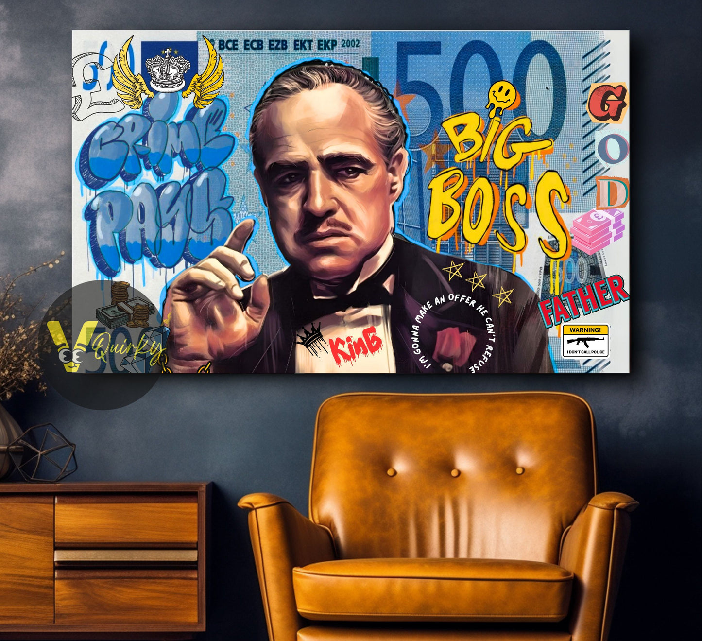 The Godfather Canvas Painting