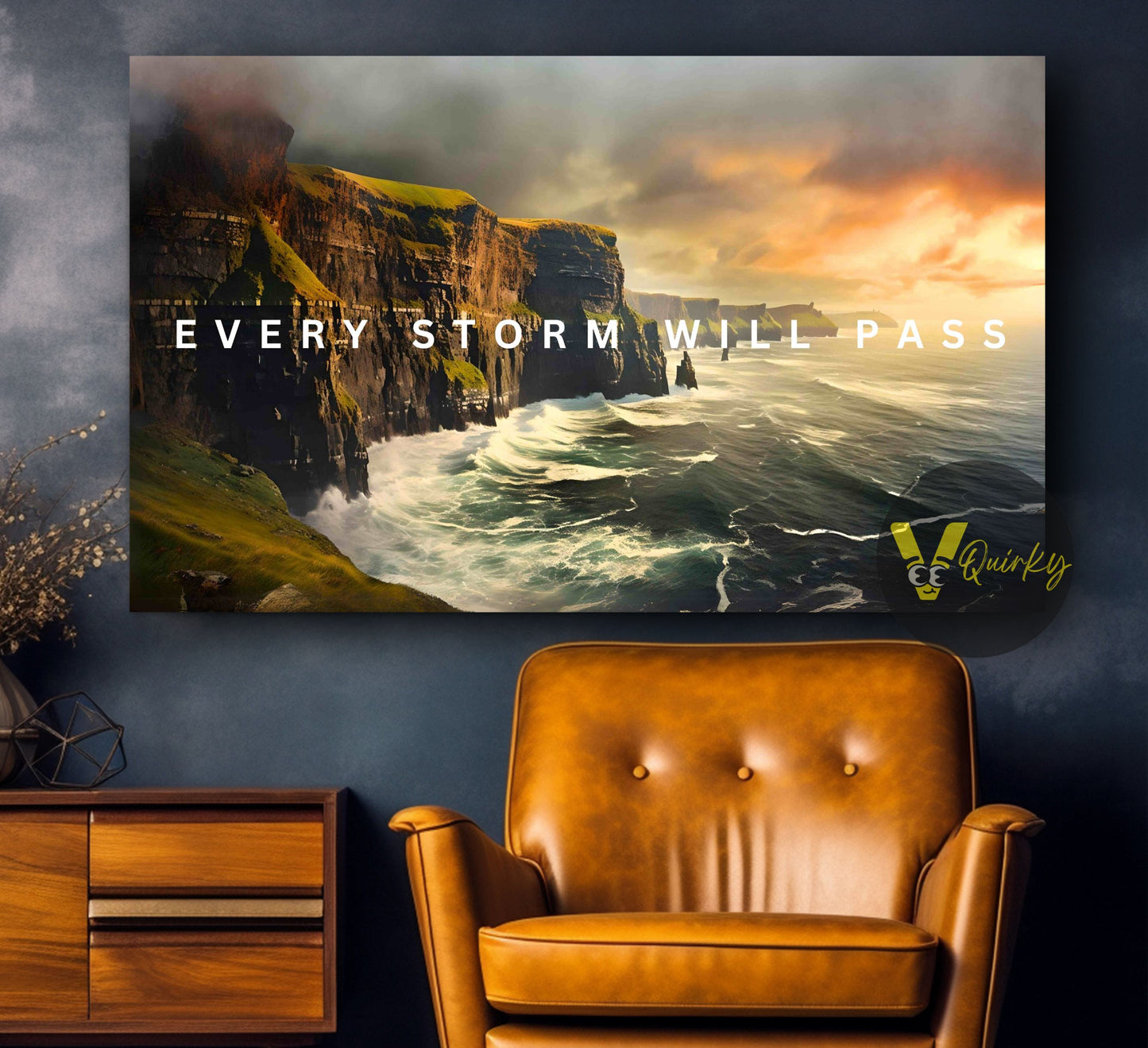 Every Storm Will Pass H1 Canvas Painting