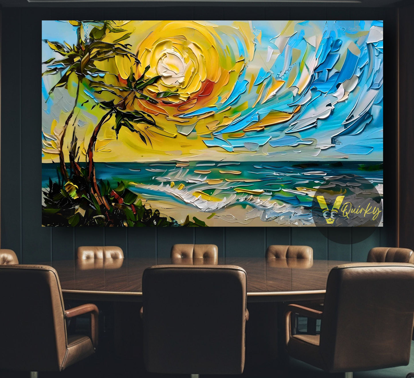 Beautiful Abstract 3d Nature Canvas Painting
