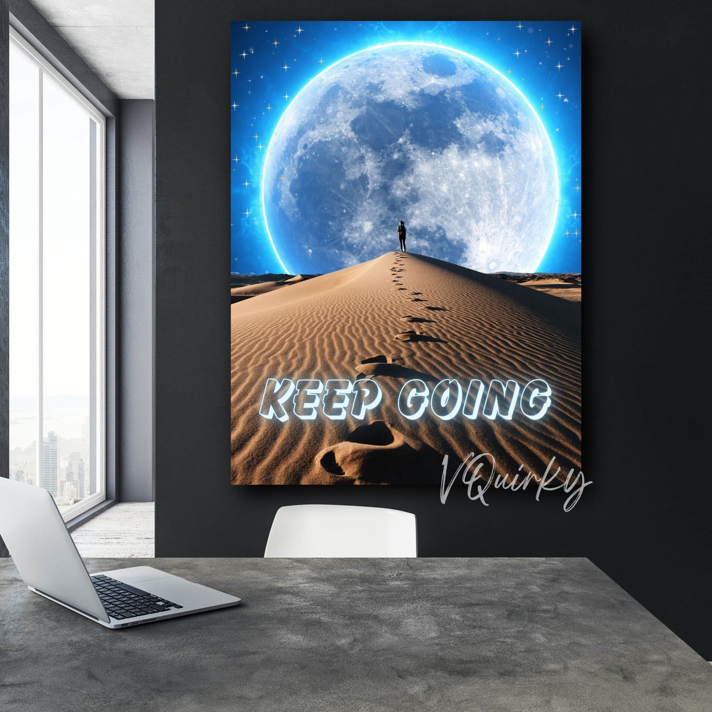 Keep Going V2 Canvas Painting