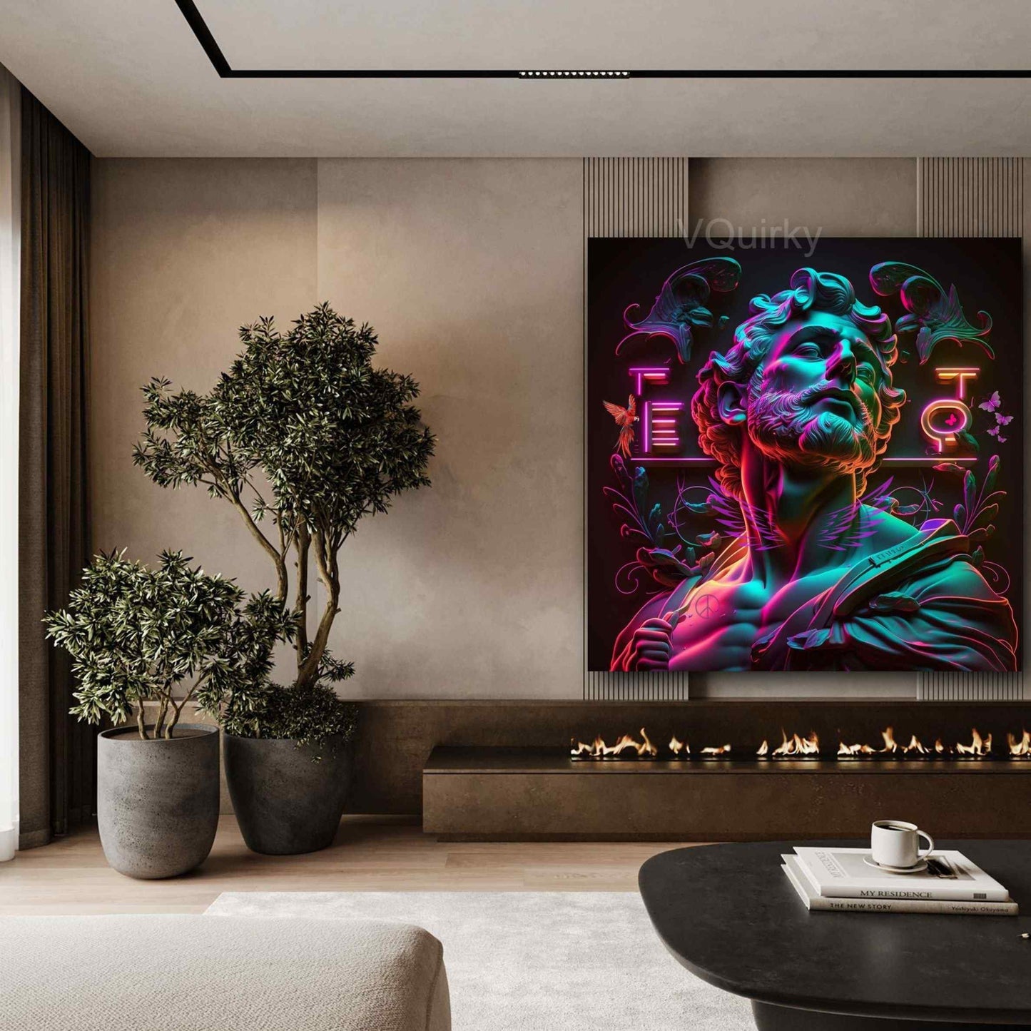 Hefesto Greek God Canvas Painting