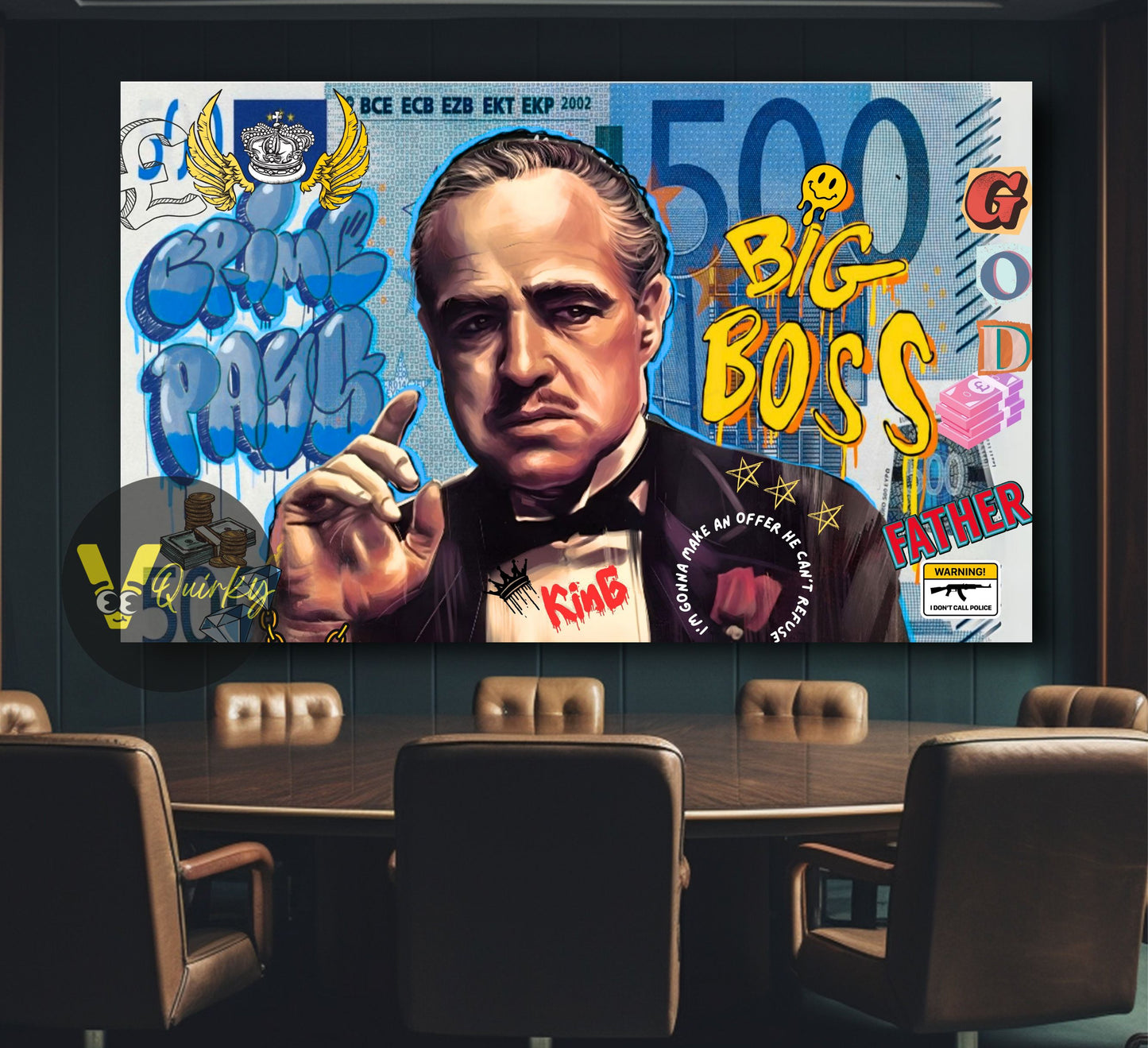 The Godfather Canvas Painting