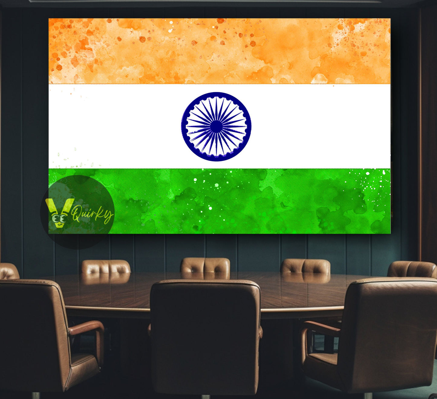 INDIA Flag Canvas Painting