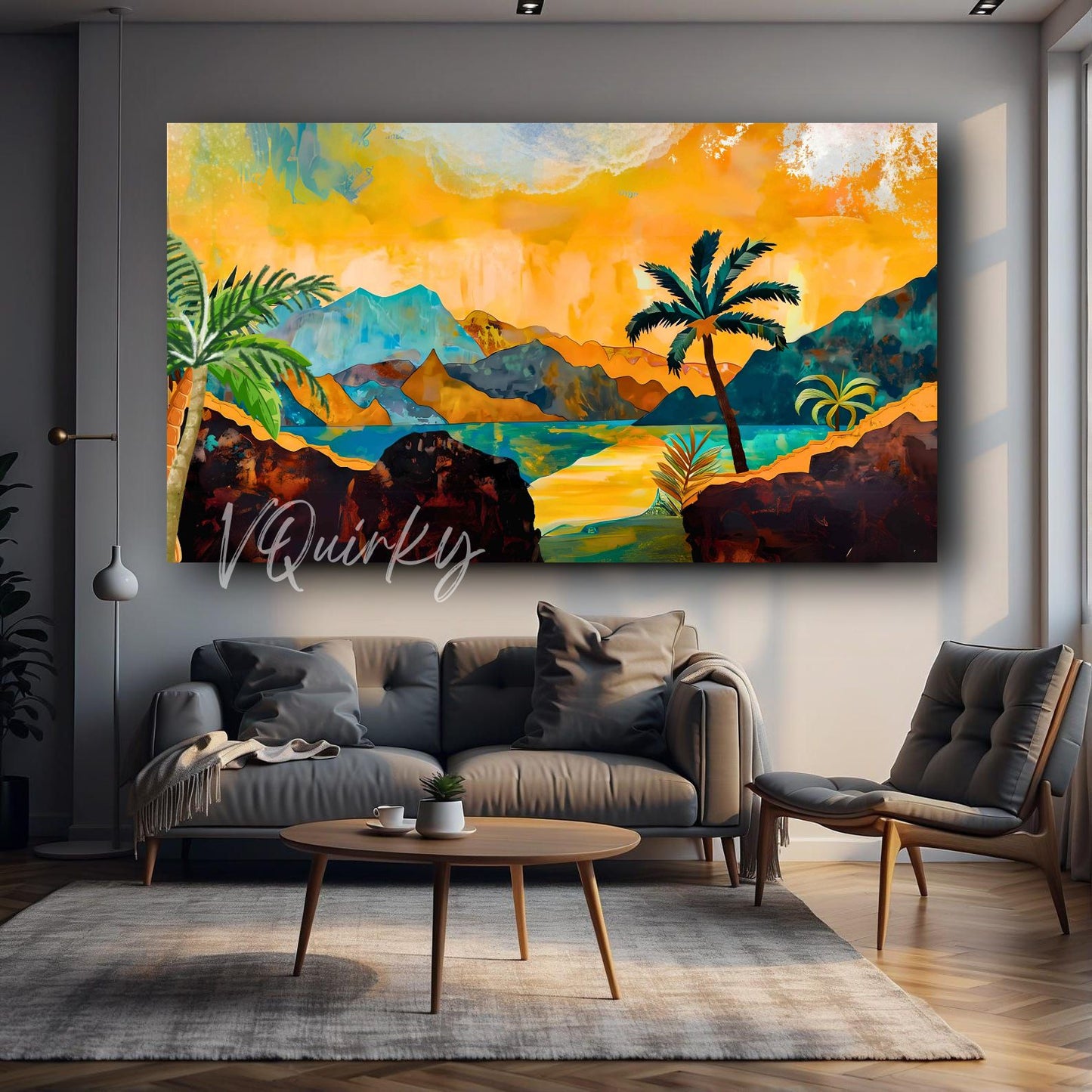 Colorful Nature H1 Canvas Painting