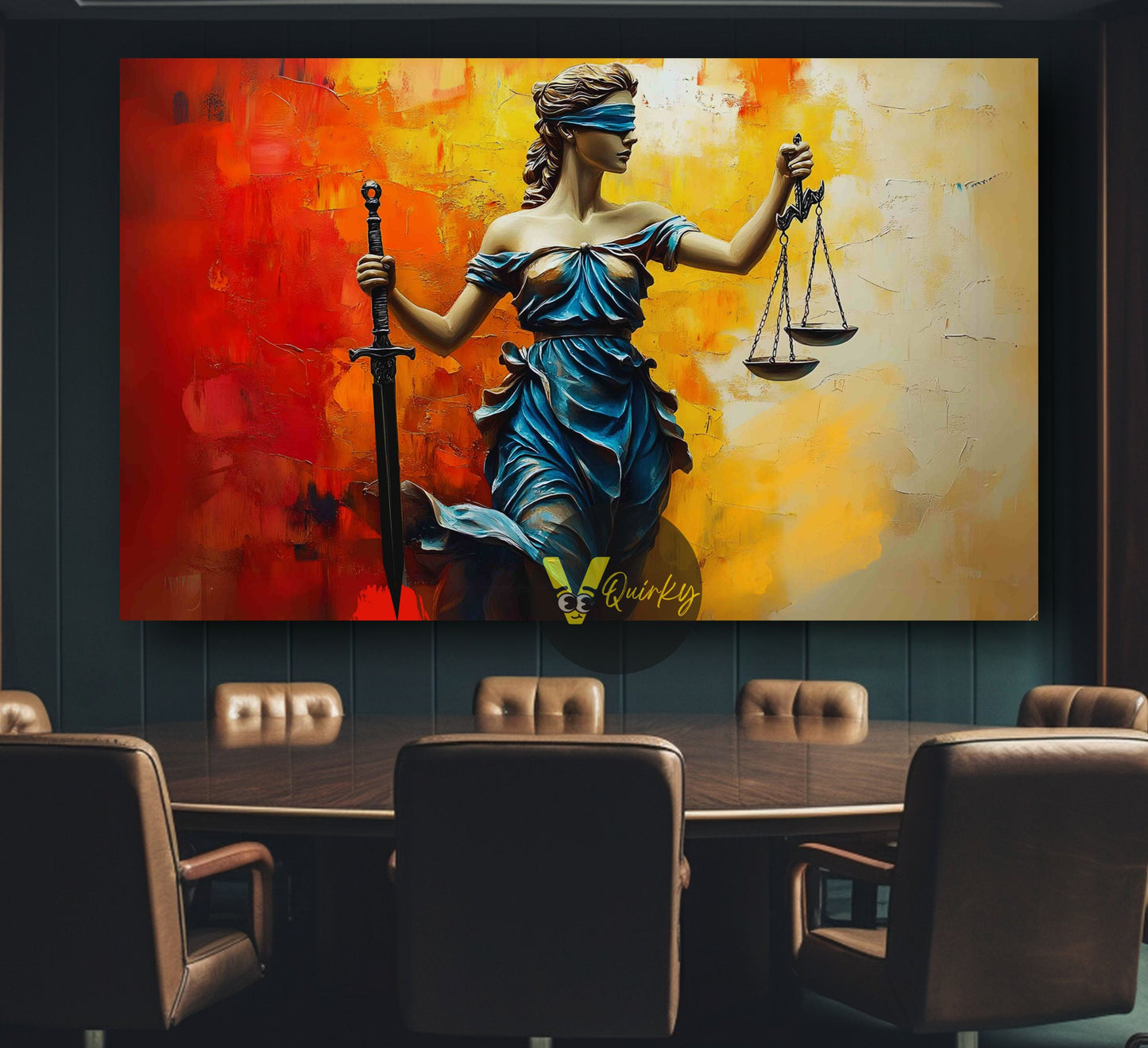 Justice Law Order H1 Canvas Painting