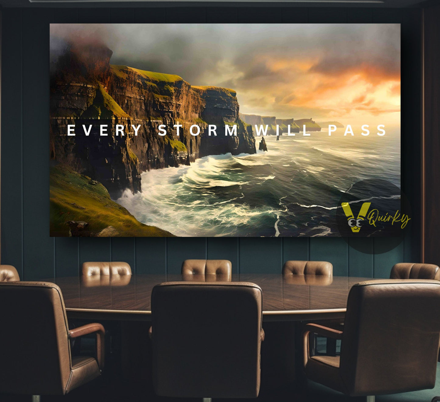 Every Storm Will Pass H1 Canvas Painting