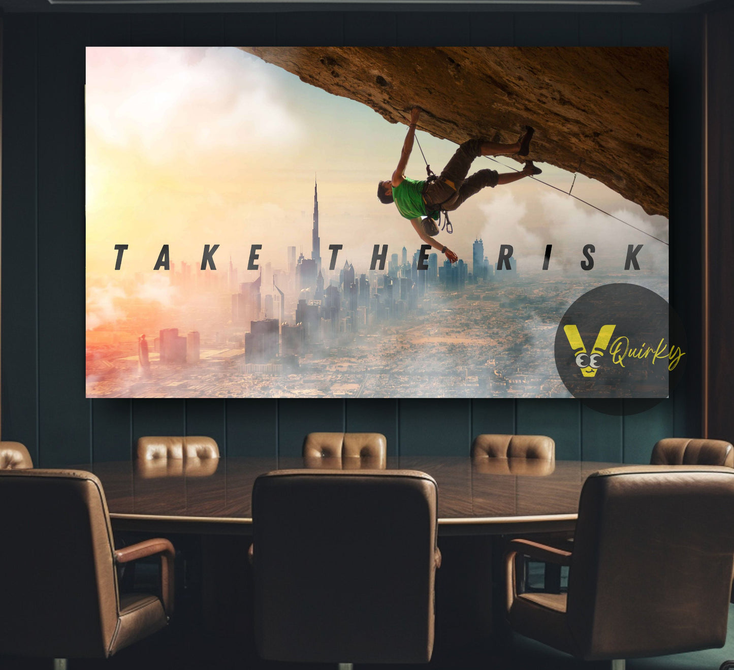 Take The Risk H2 Canvas Painting