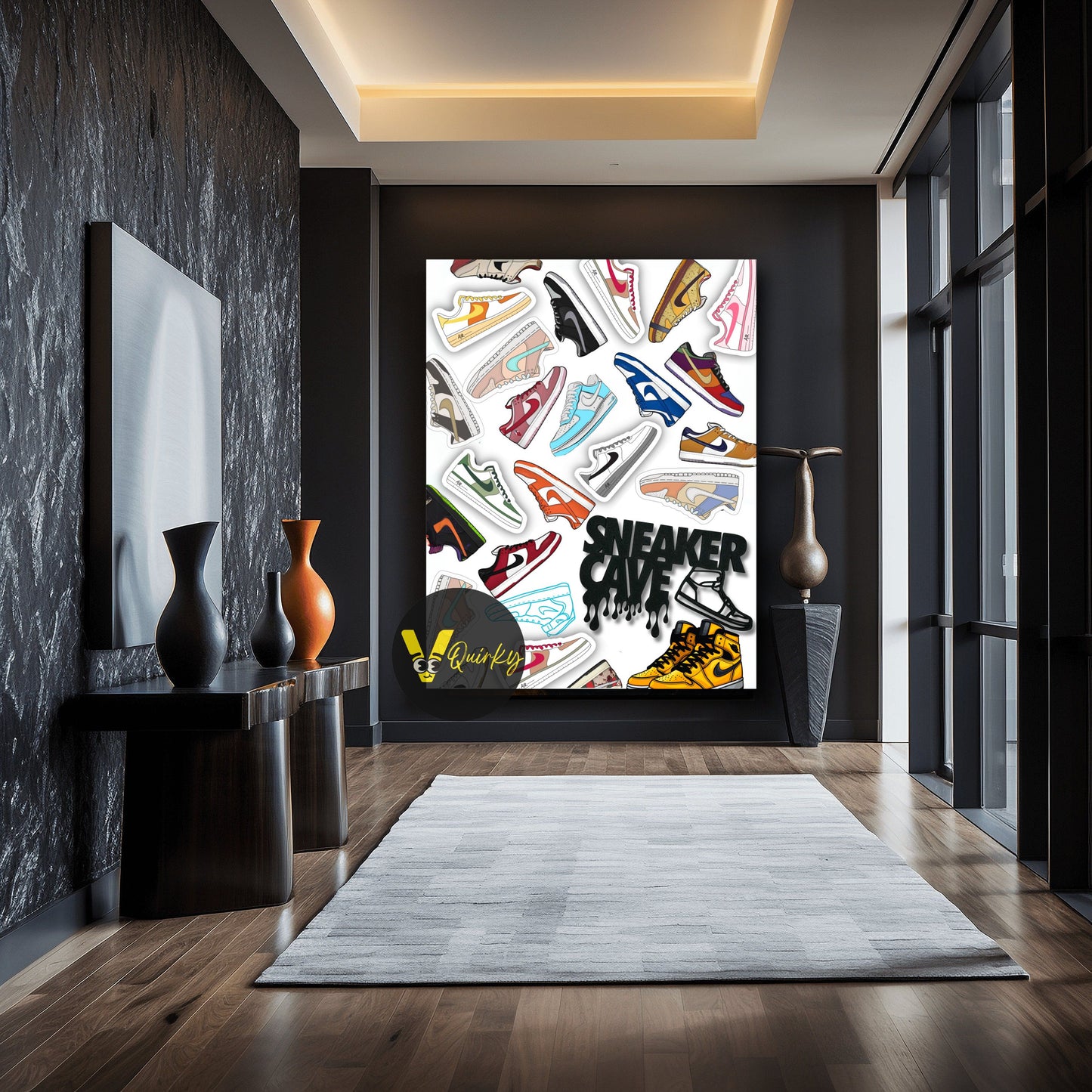 Nike Sneaker Cave Canvas Painting