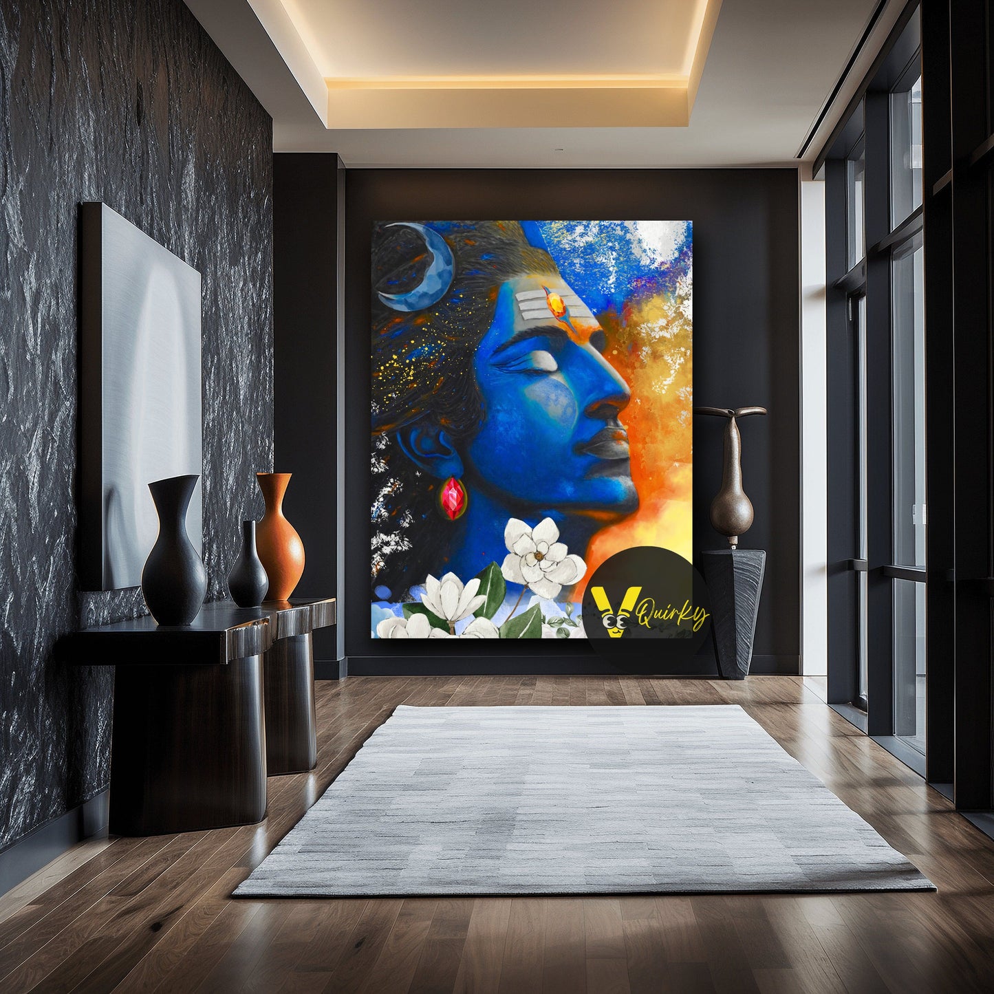Har Har Mahadev (Shiv Ji) V2 Canvas Painting