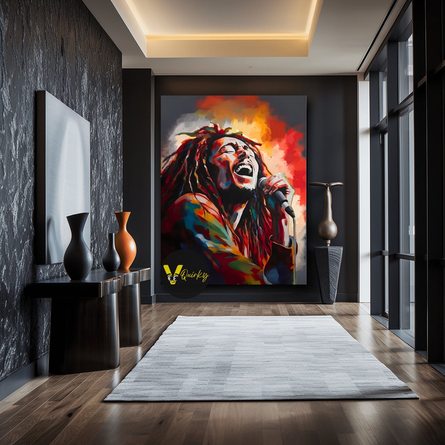 Bob Marley Canvas Painting