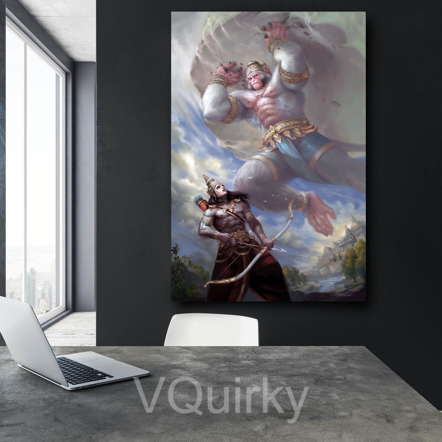 HANUMAN JI Canvas Painting