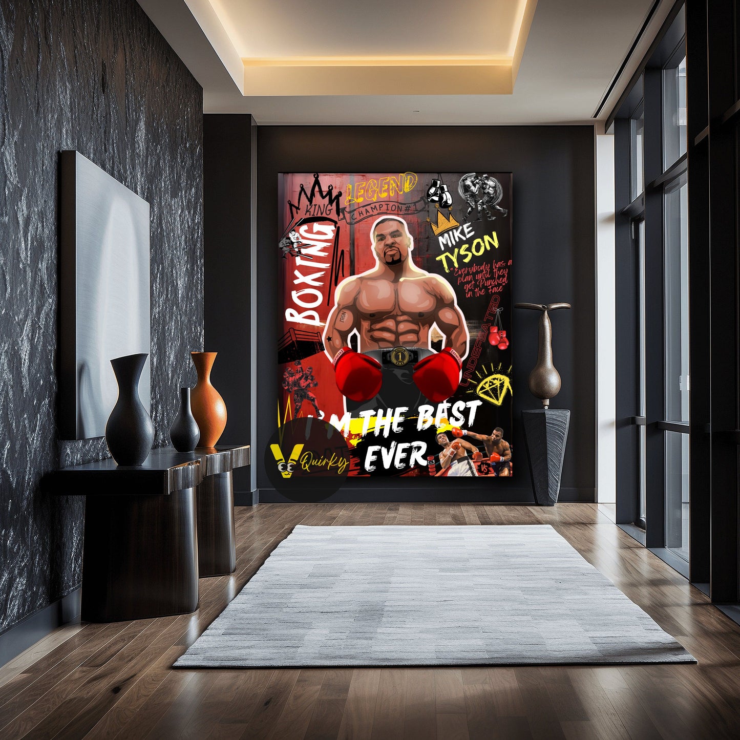 Mike Tyson Canvas Painting