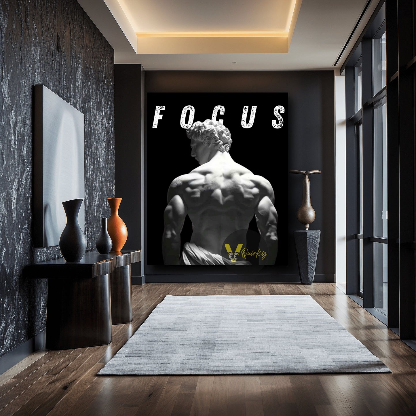 Focus Gym Canvas Painting