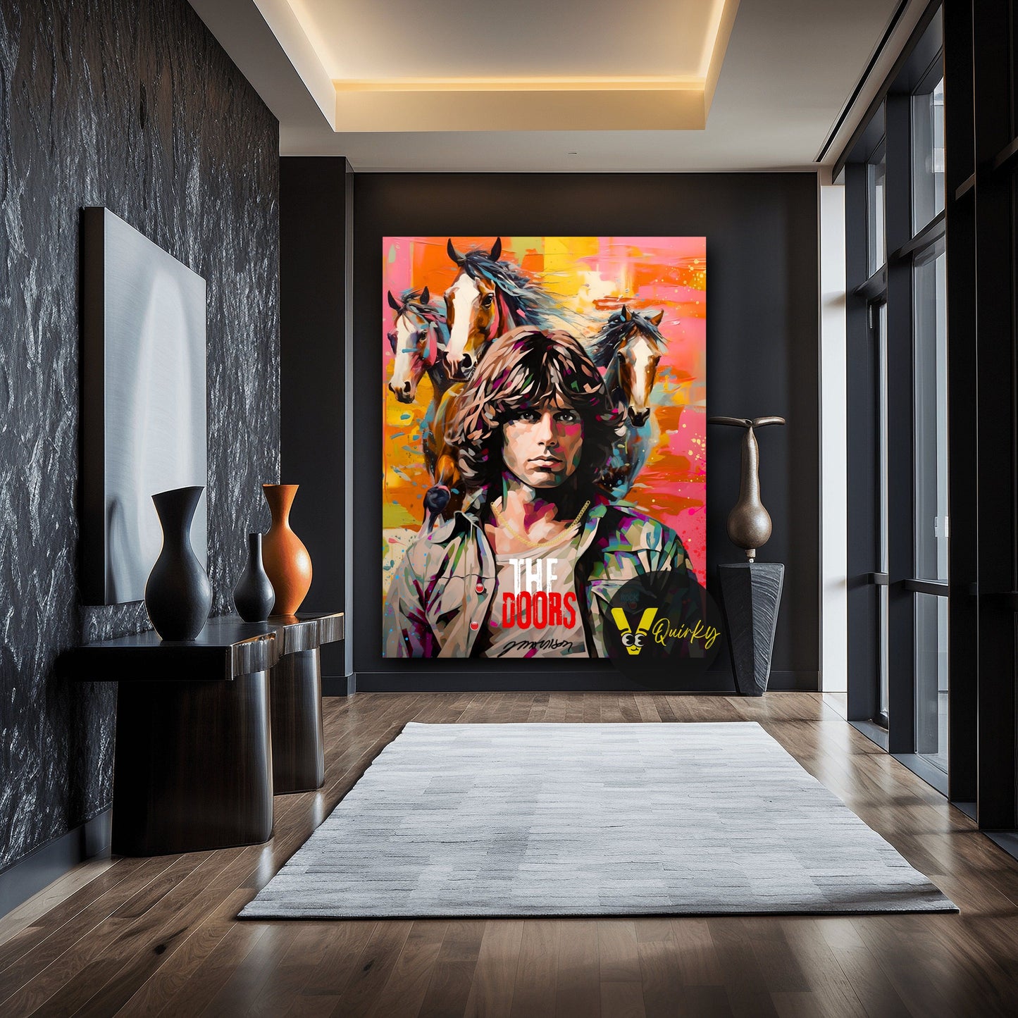 Jim Morrison Canvas Painting