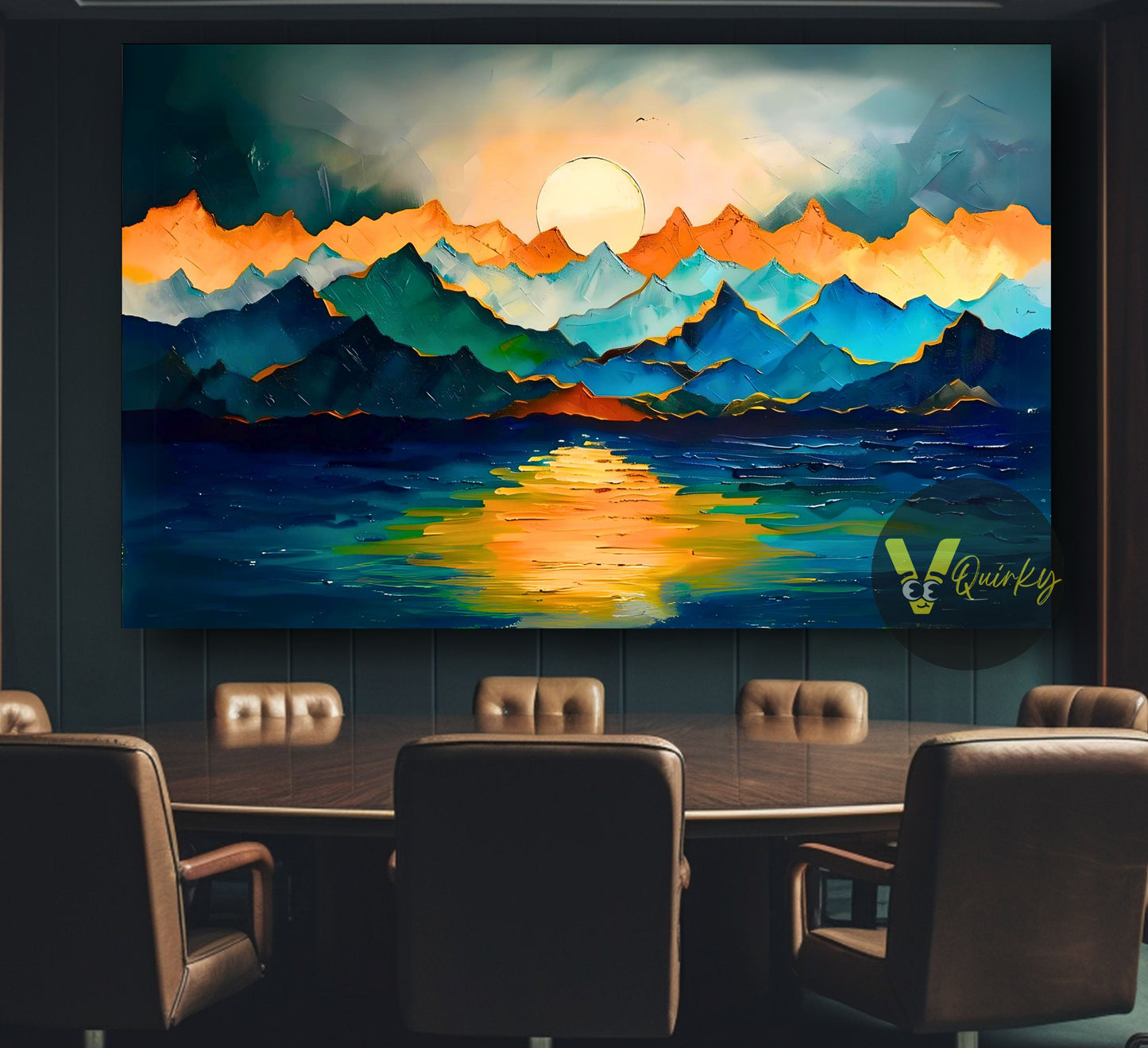 Abstract Nature Canvas Painting