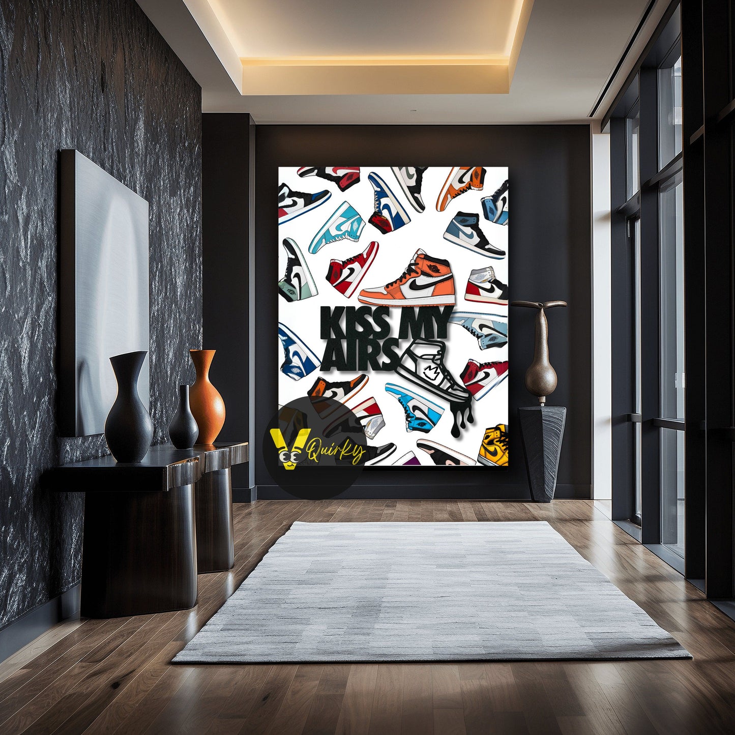Nike Kiss My Airs V1 Canvas Painting