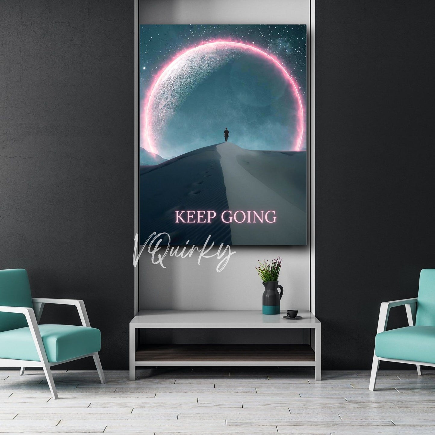 Keep Going Canvas Painting