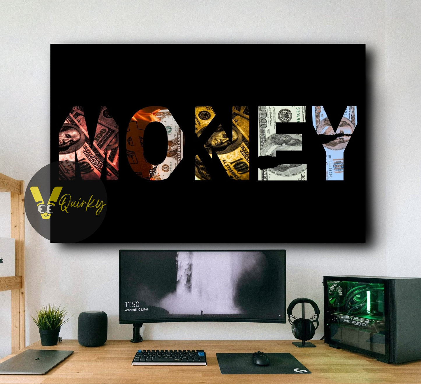 MONEY V1 Canvas Painting