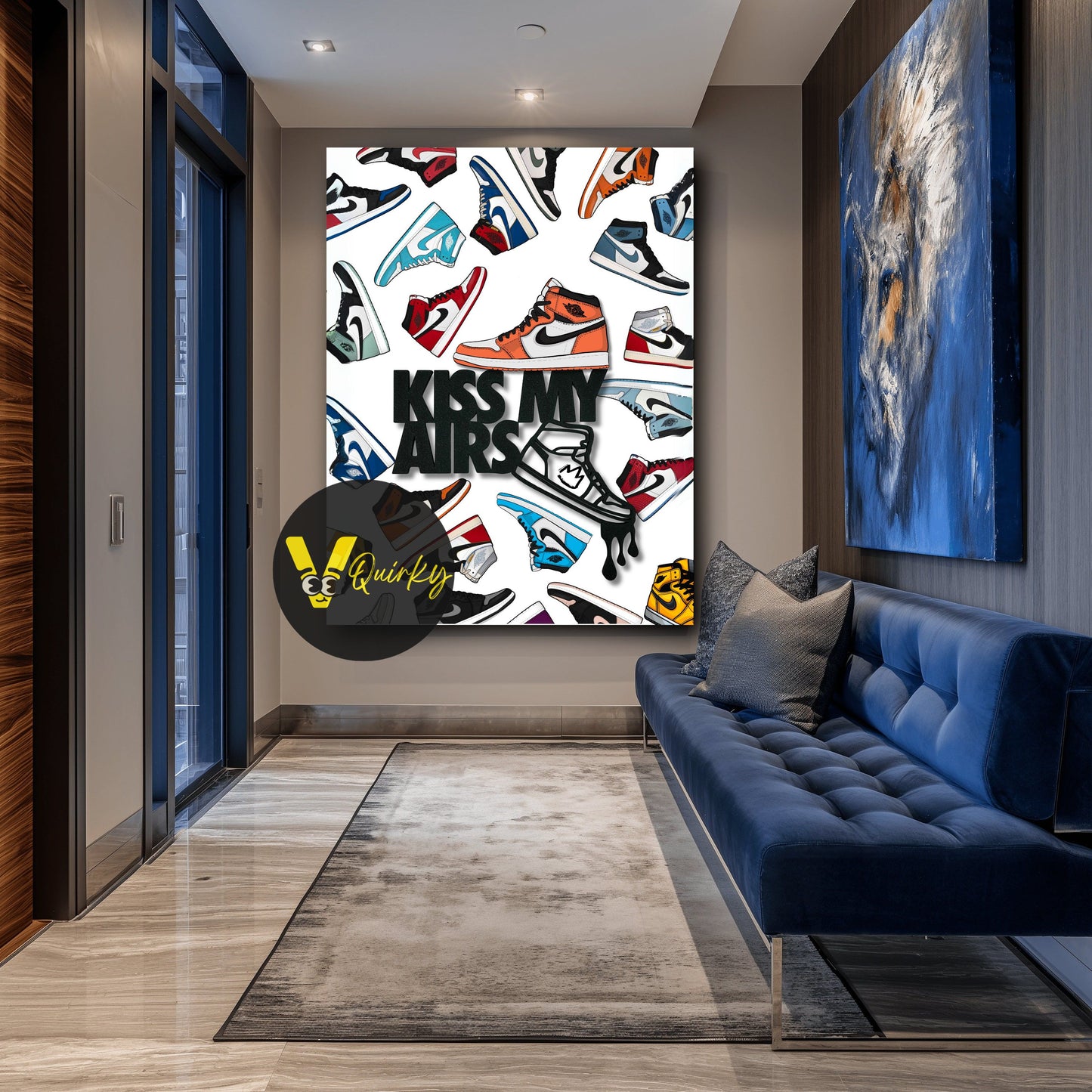 Nike Kiss My Airs V1 Canvas Painting