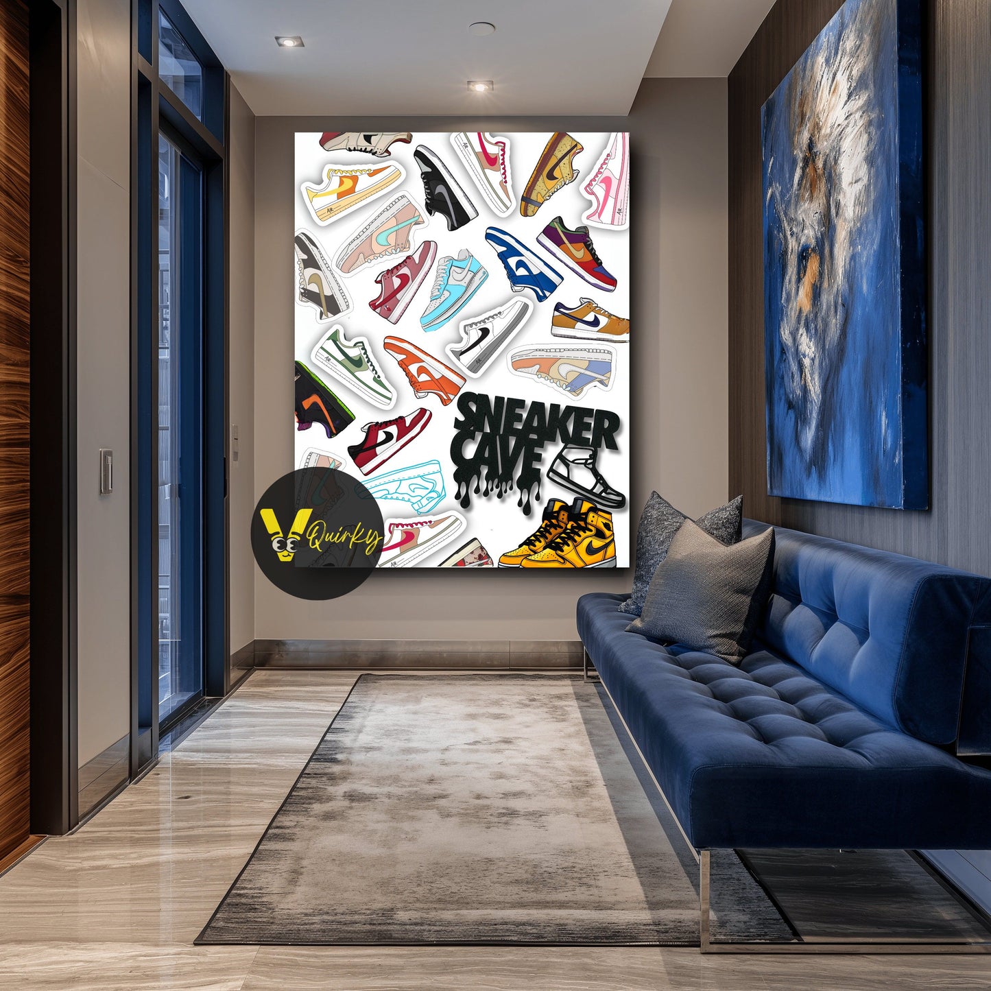 Nike Sneaker Cave Canvas Painting
