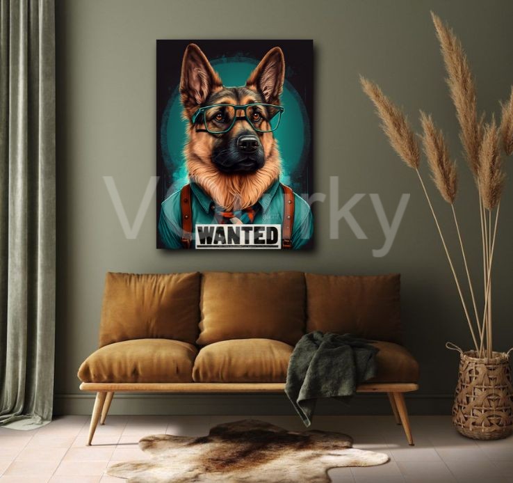 Gucci Wanted Canvas Painting