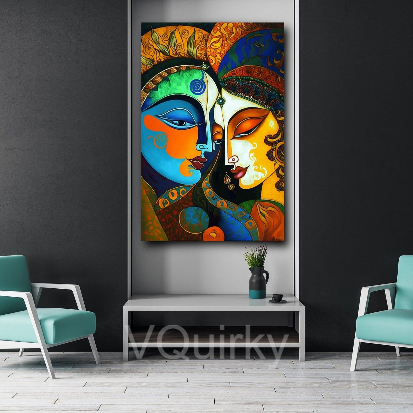 RADHA KRISHAN JI Canvas Painting