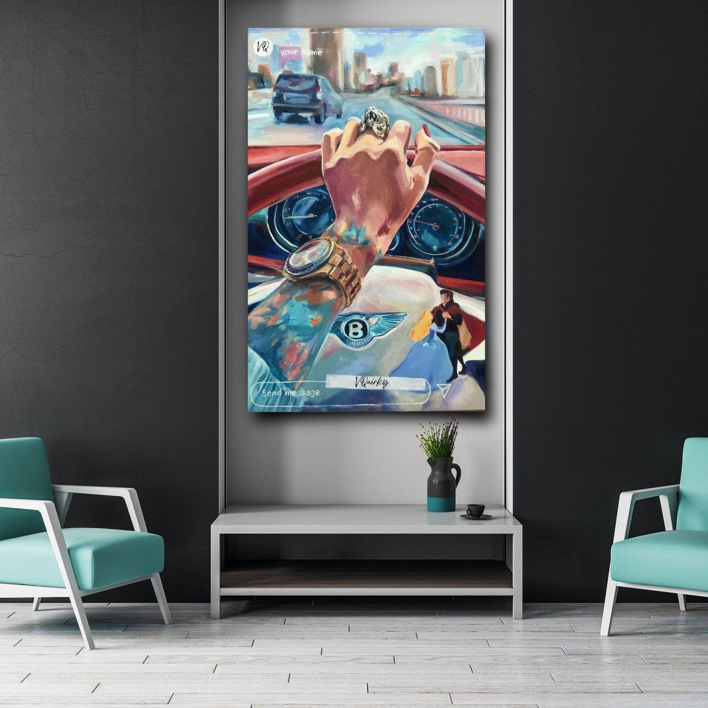 Luxury Instagram Life Canvas Painting