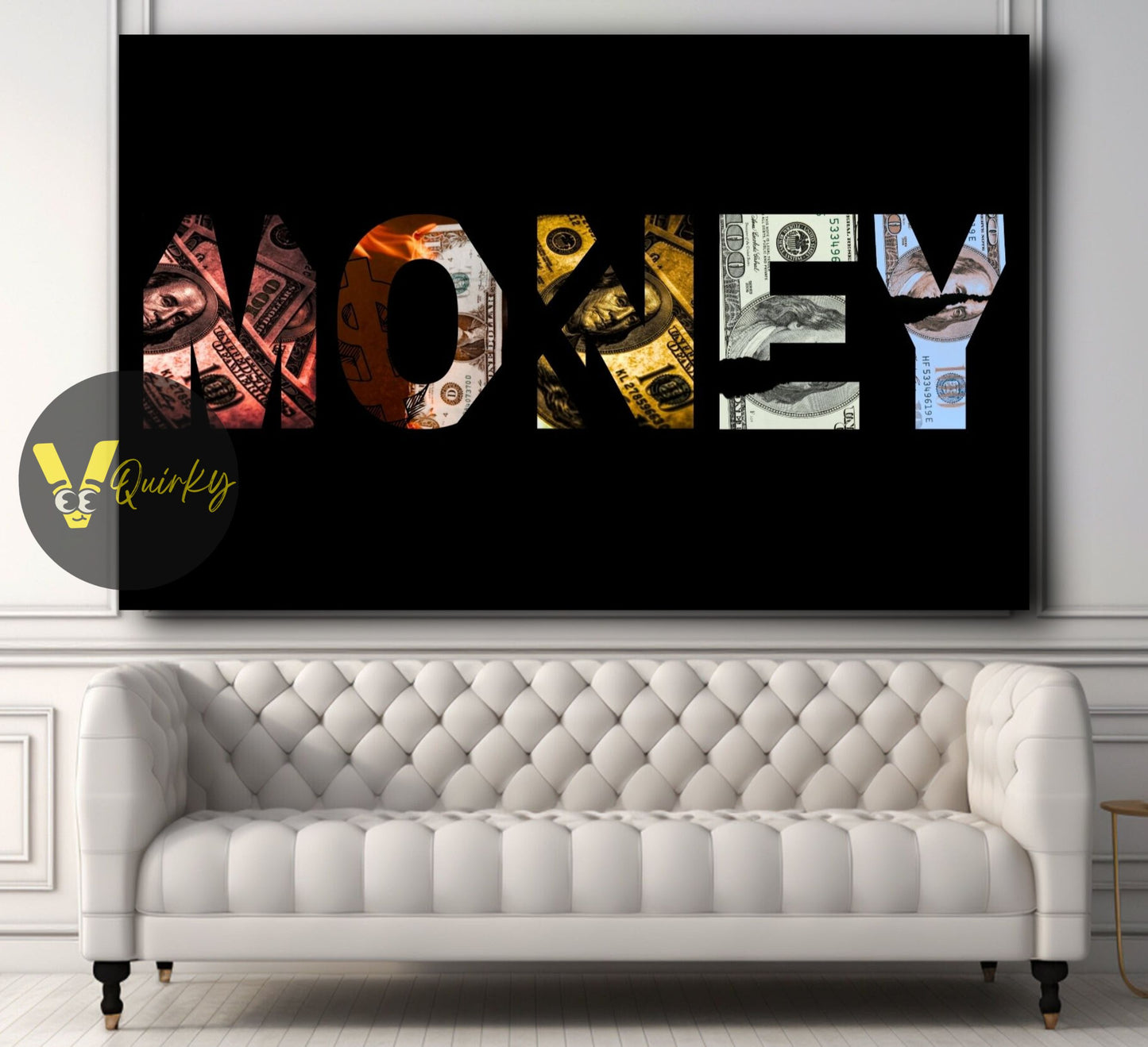 MONEY V1 Canvas Painting
