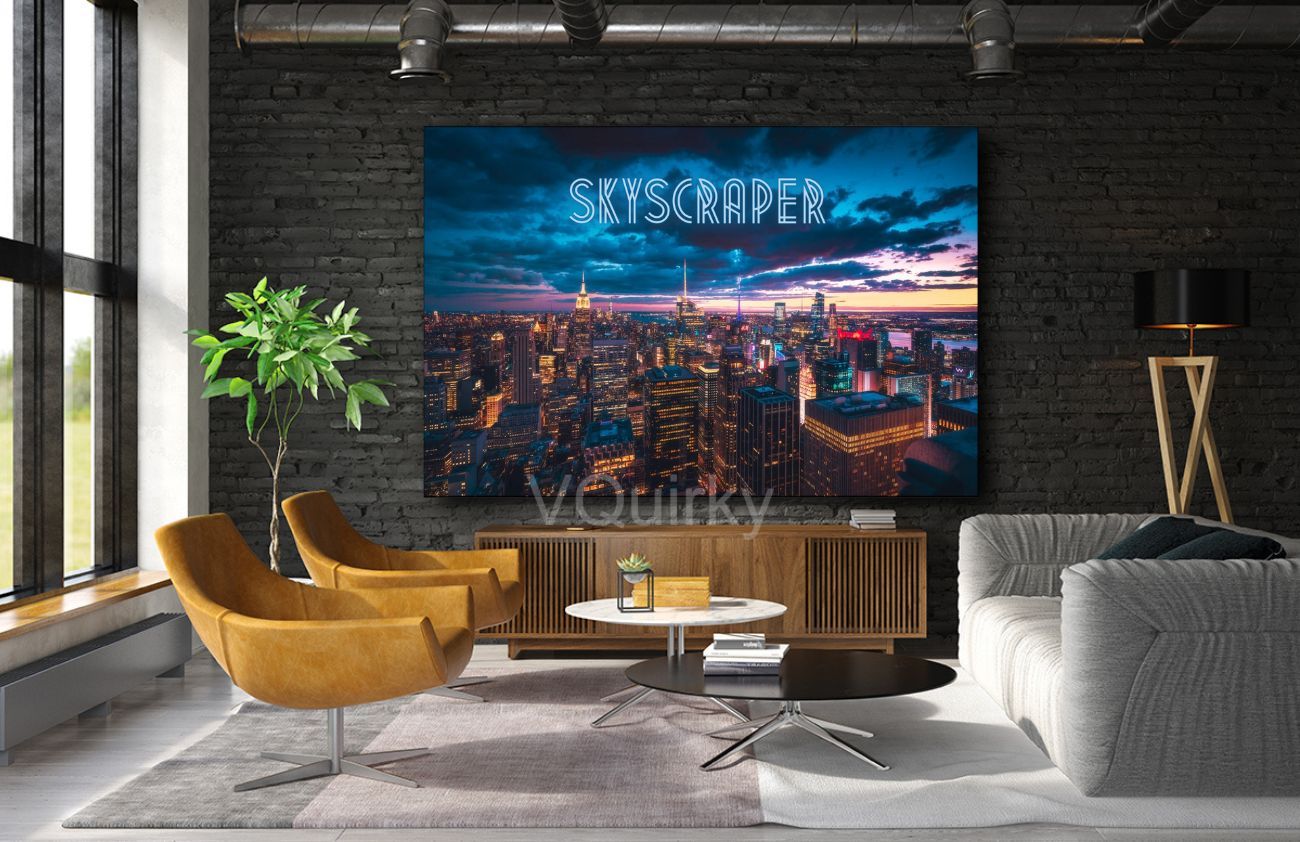 Skyscraper Canvas Painting