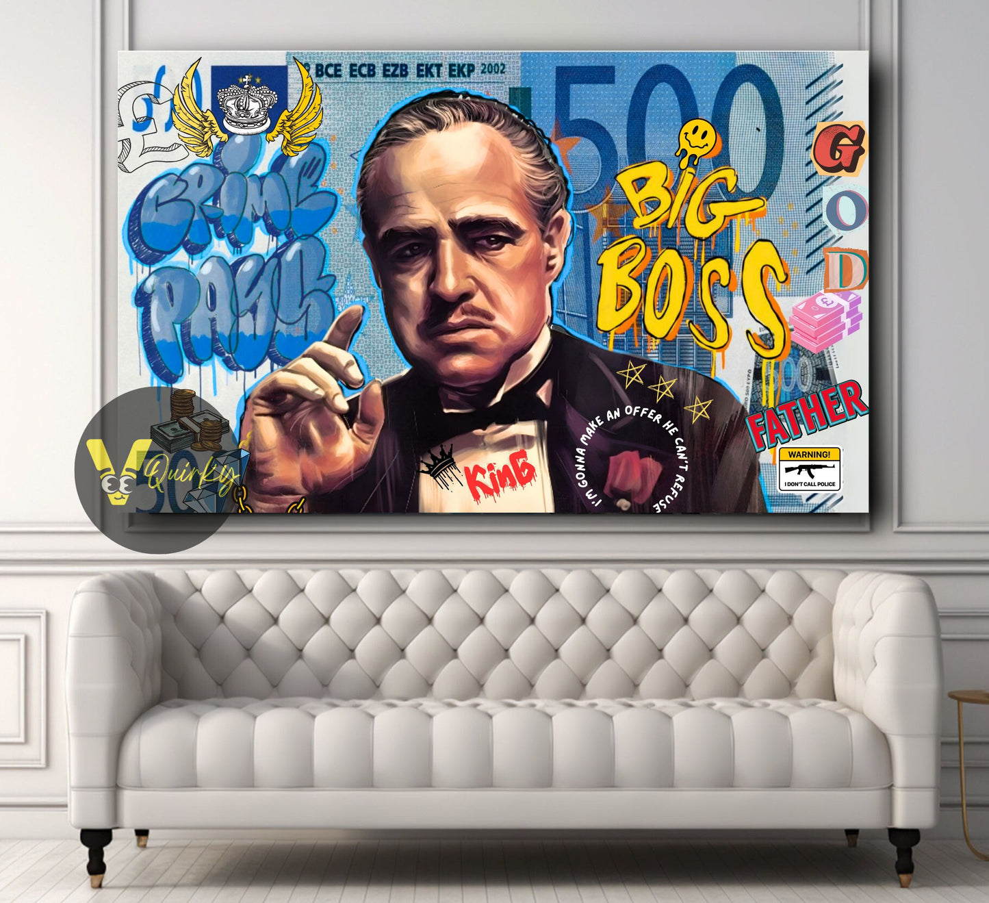 The Godfather Canvas Painting