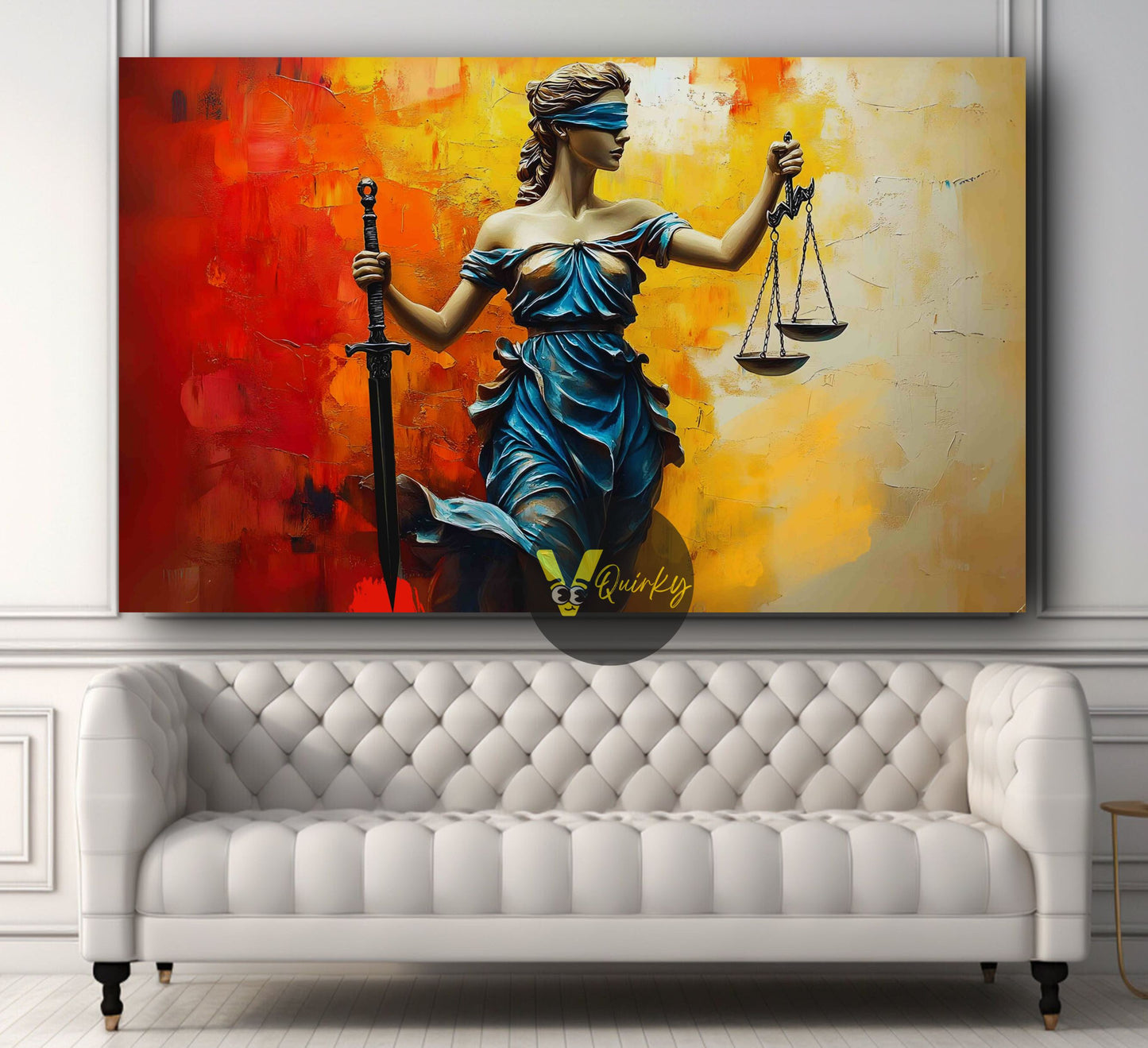 Justice Law Order H1 Canvas Painting