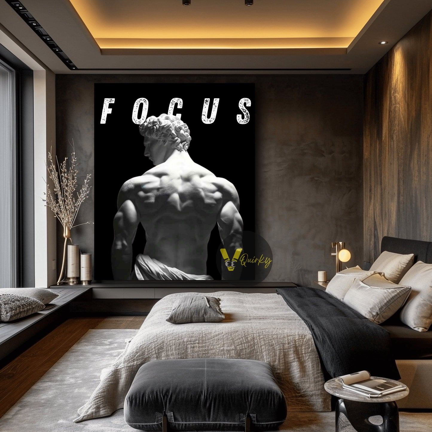 Focus Gym Canvas Painting
