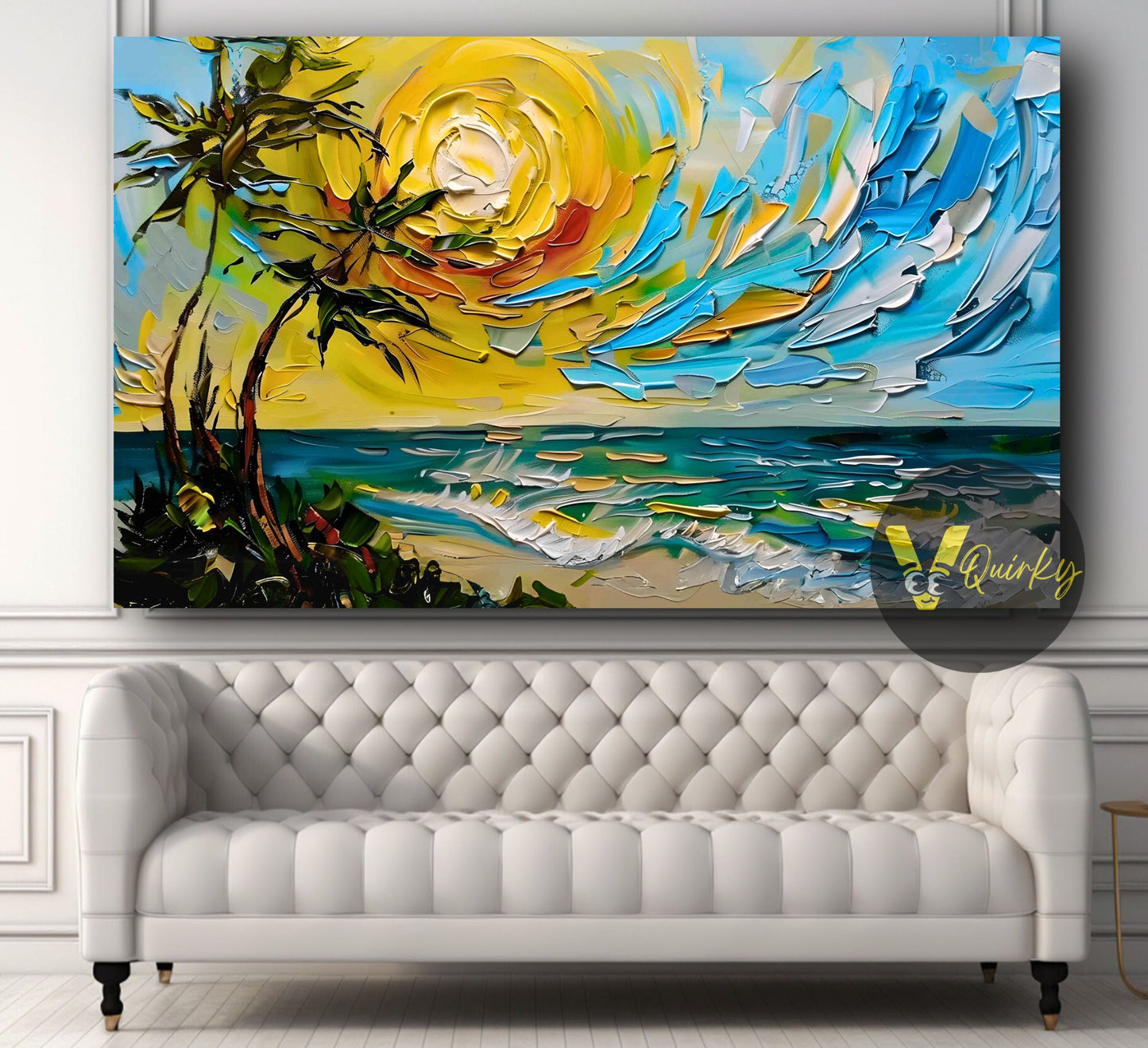 Beautiful Abstract 3d Nature Canvas Painting