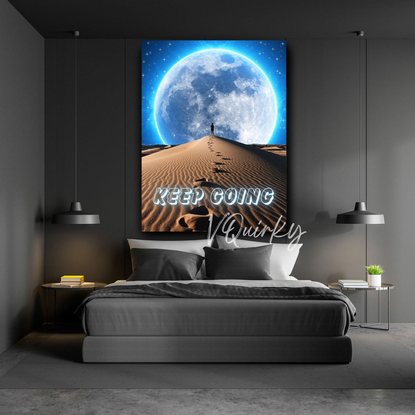 Keep Going V2 Canvas Painting