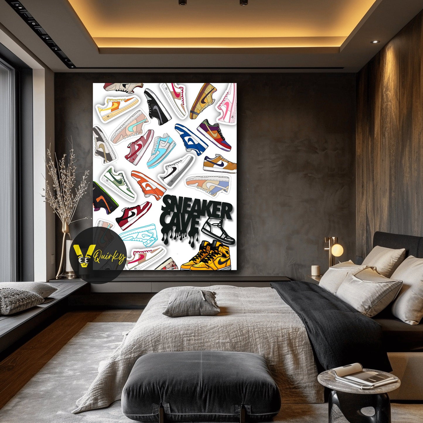Nike Sneaker Cave Canvas Painting