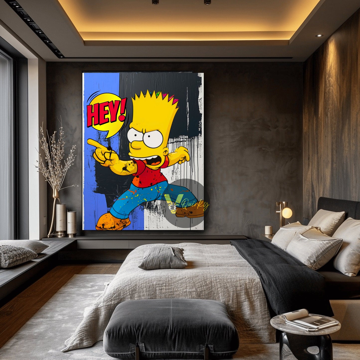 The Simpsons Canvas Painting