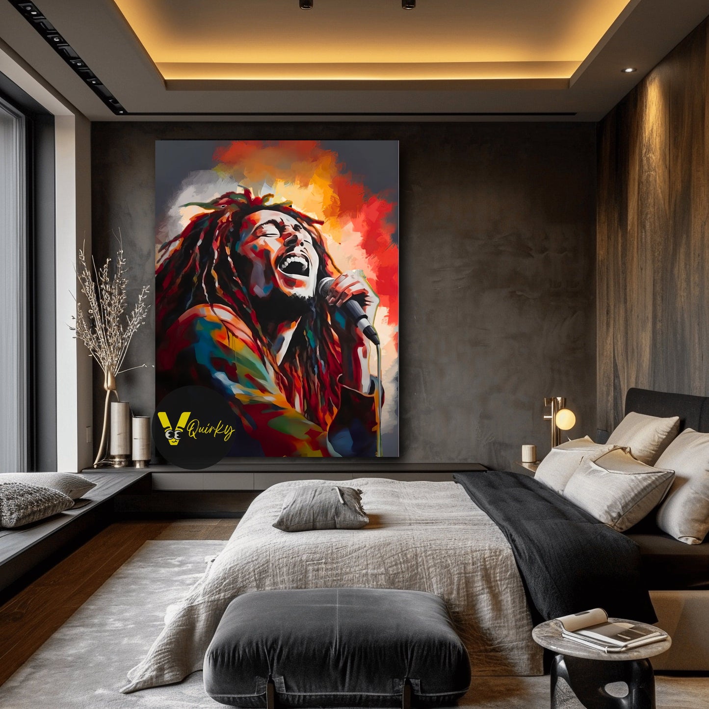 Bob Marley Canvas Painting