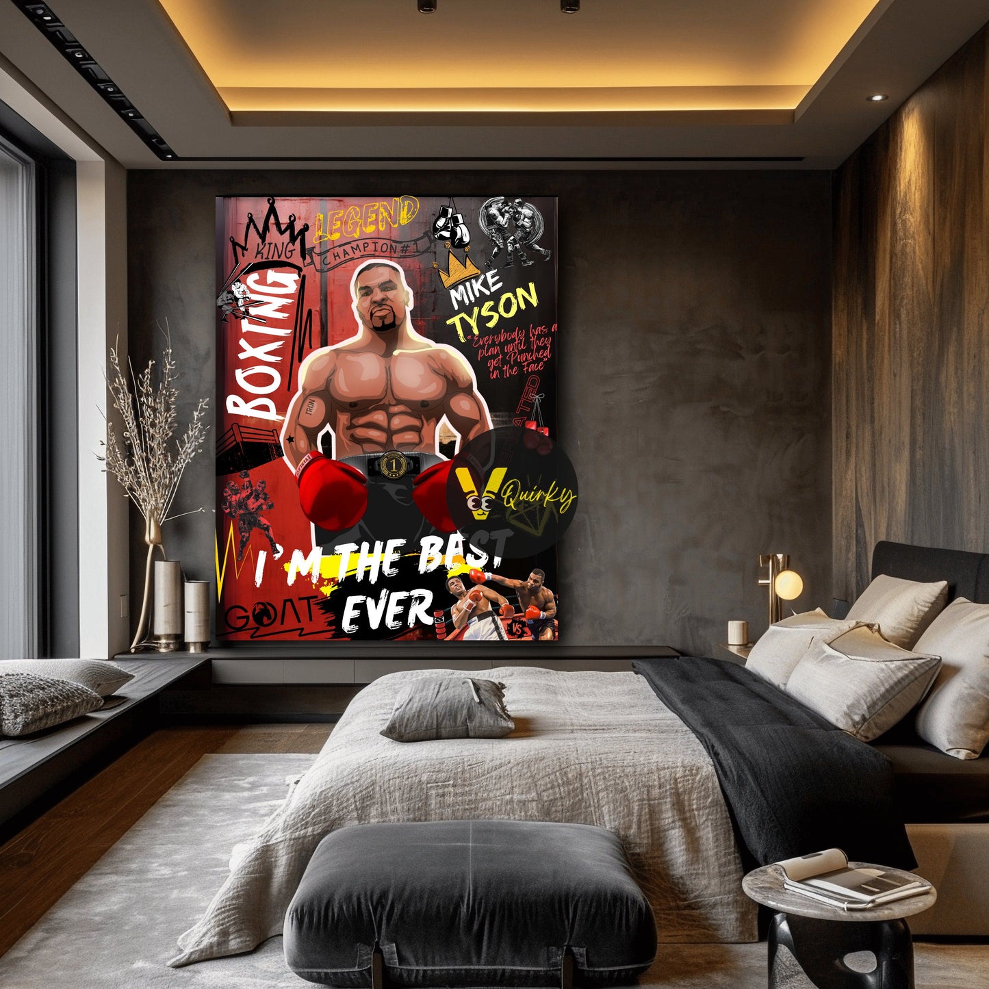 Mike Tyson Canvas Painting