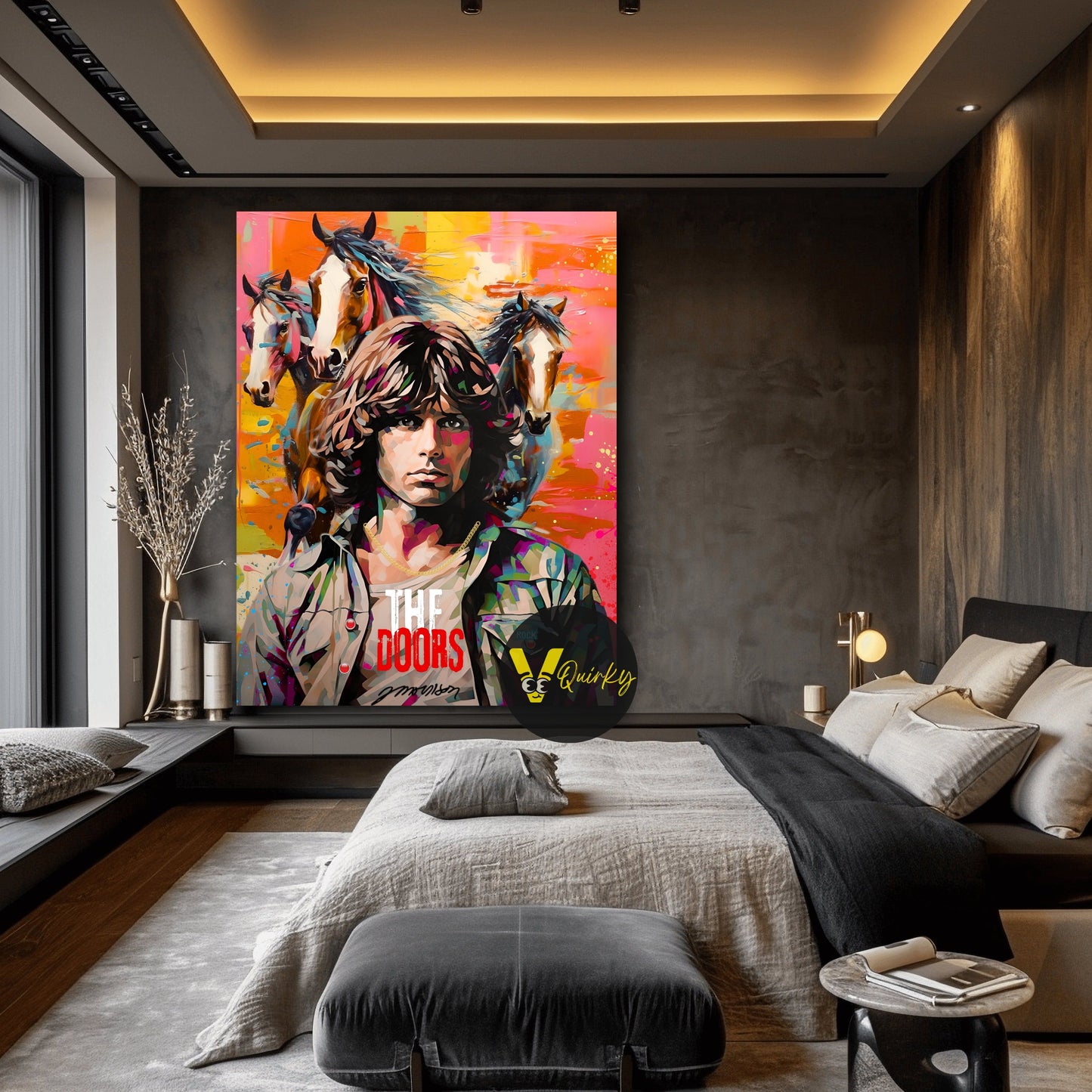 Jim Morrison Canvas Painting