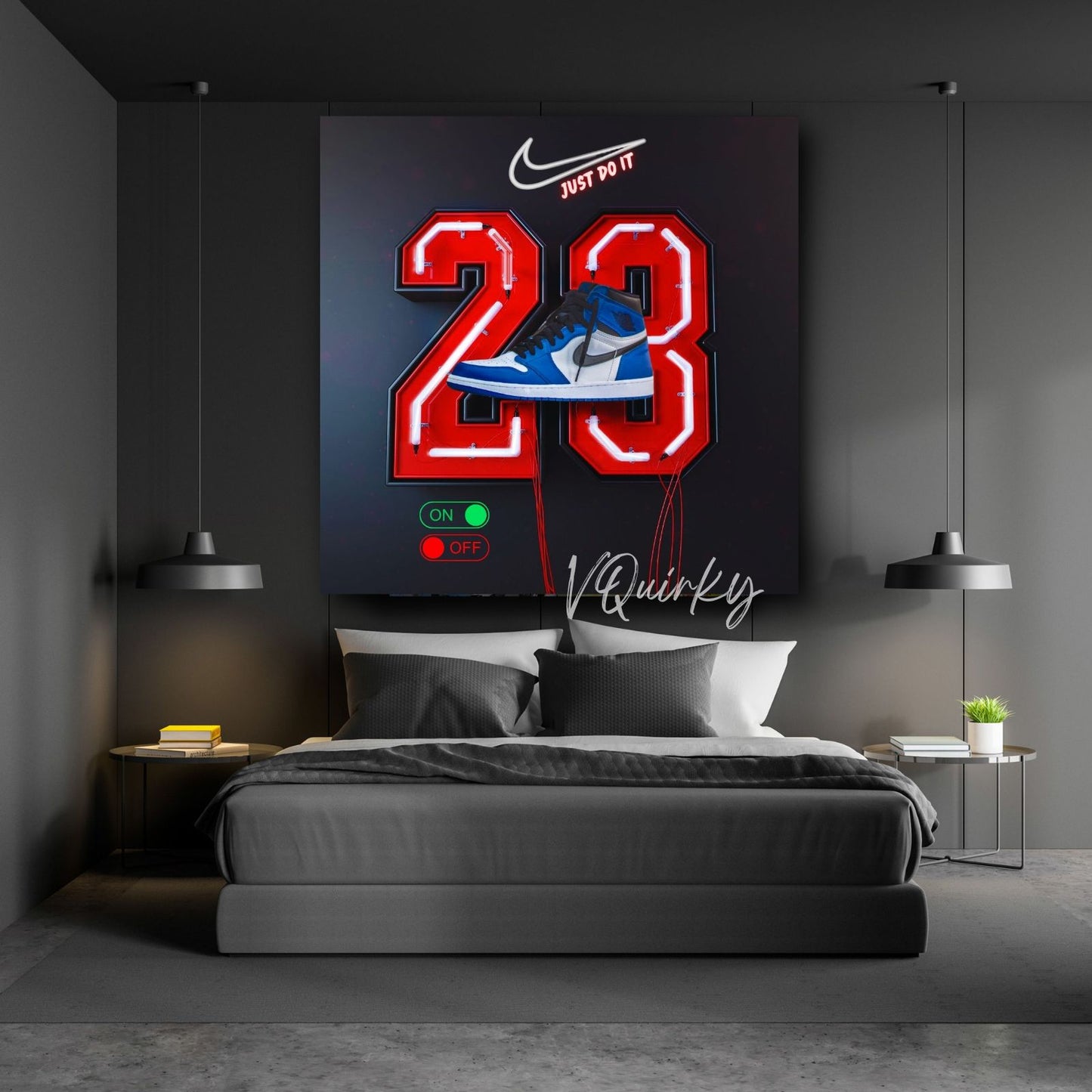 Nike 23 Jordan Canvas Painting