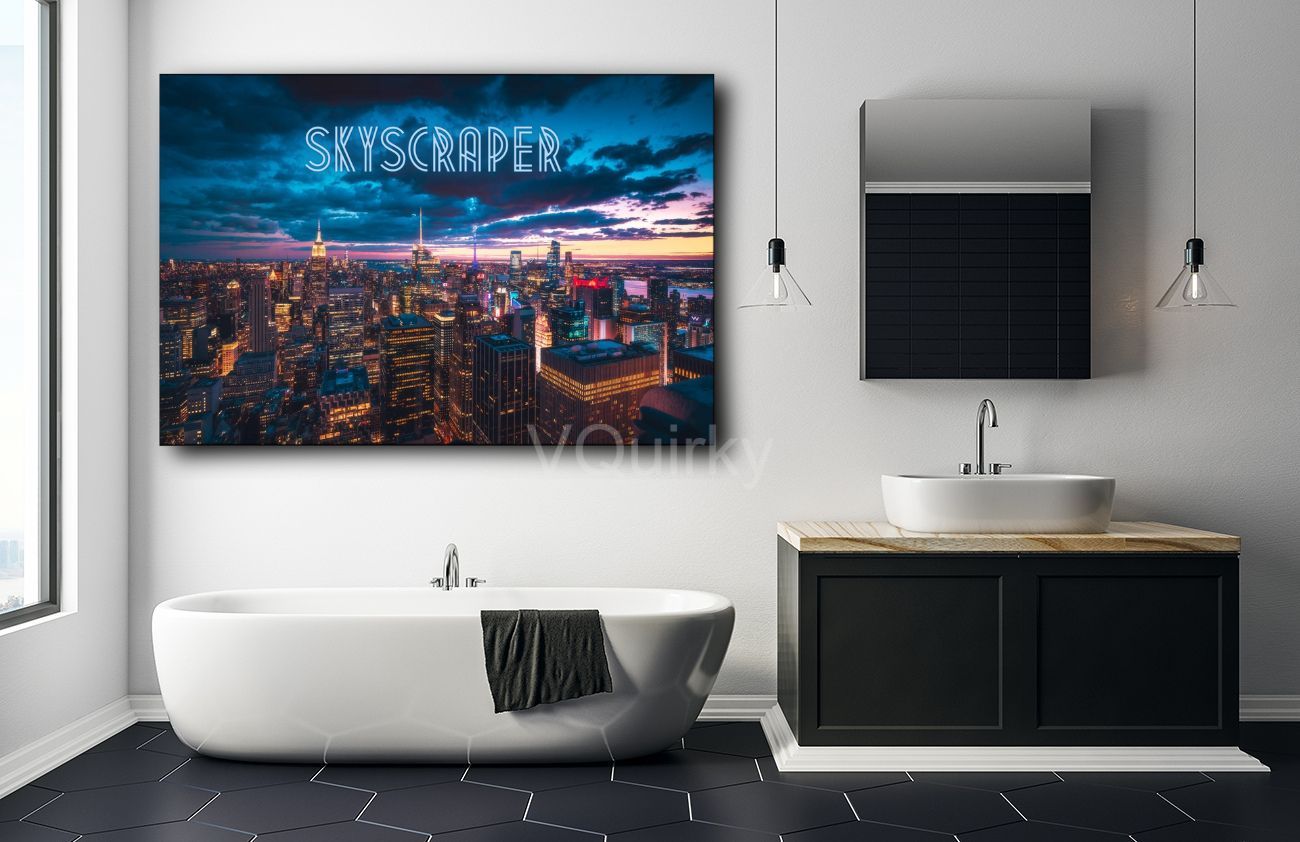 Skyscraper Canvas Painting