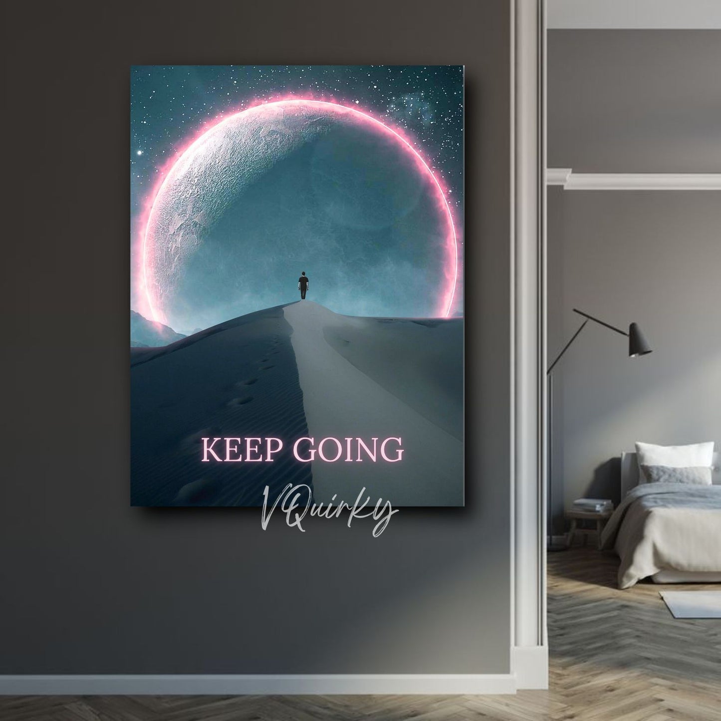Keep Going Canvas Painting